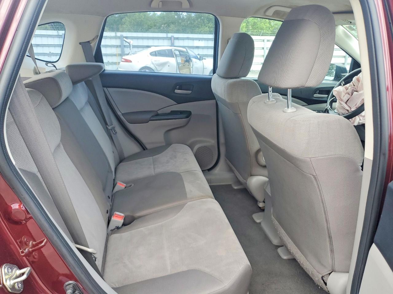 2014 Honda Cr-v Lx Burgundy vin: 5J6RM3H3XEL008201