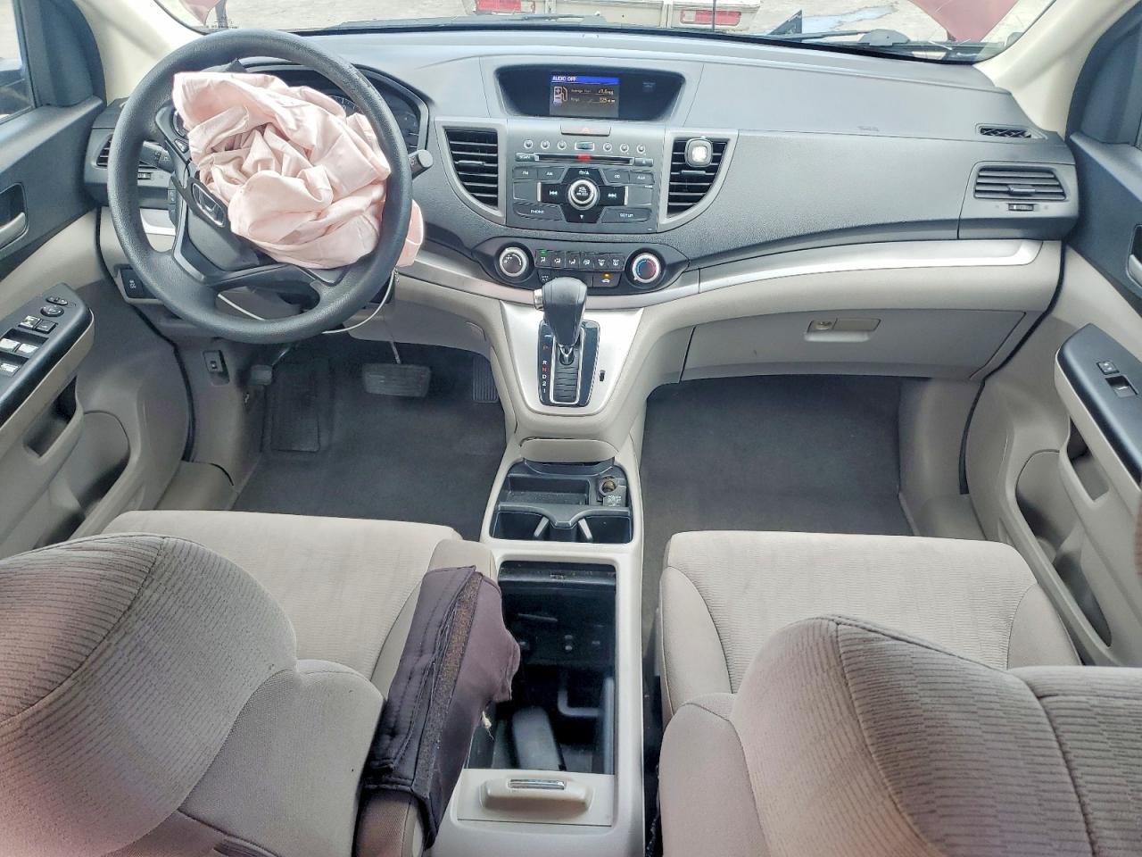 2014 Honda Cr-v Lx Burgundy vin: 5J6RM3H3XEL008201