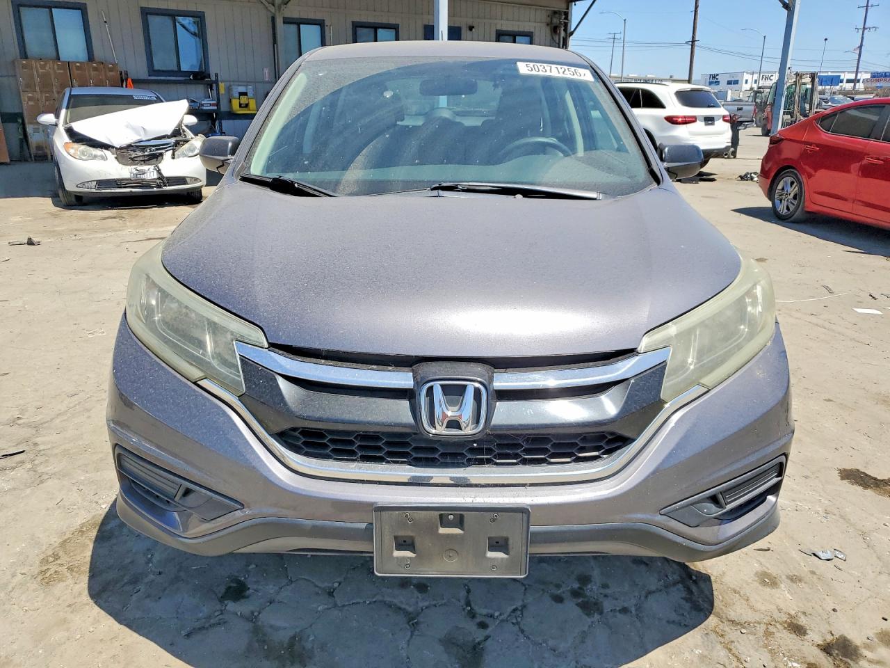 2015 Honda Cr-v Lx Gray vin: 5J6RM3H3XFL003274