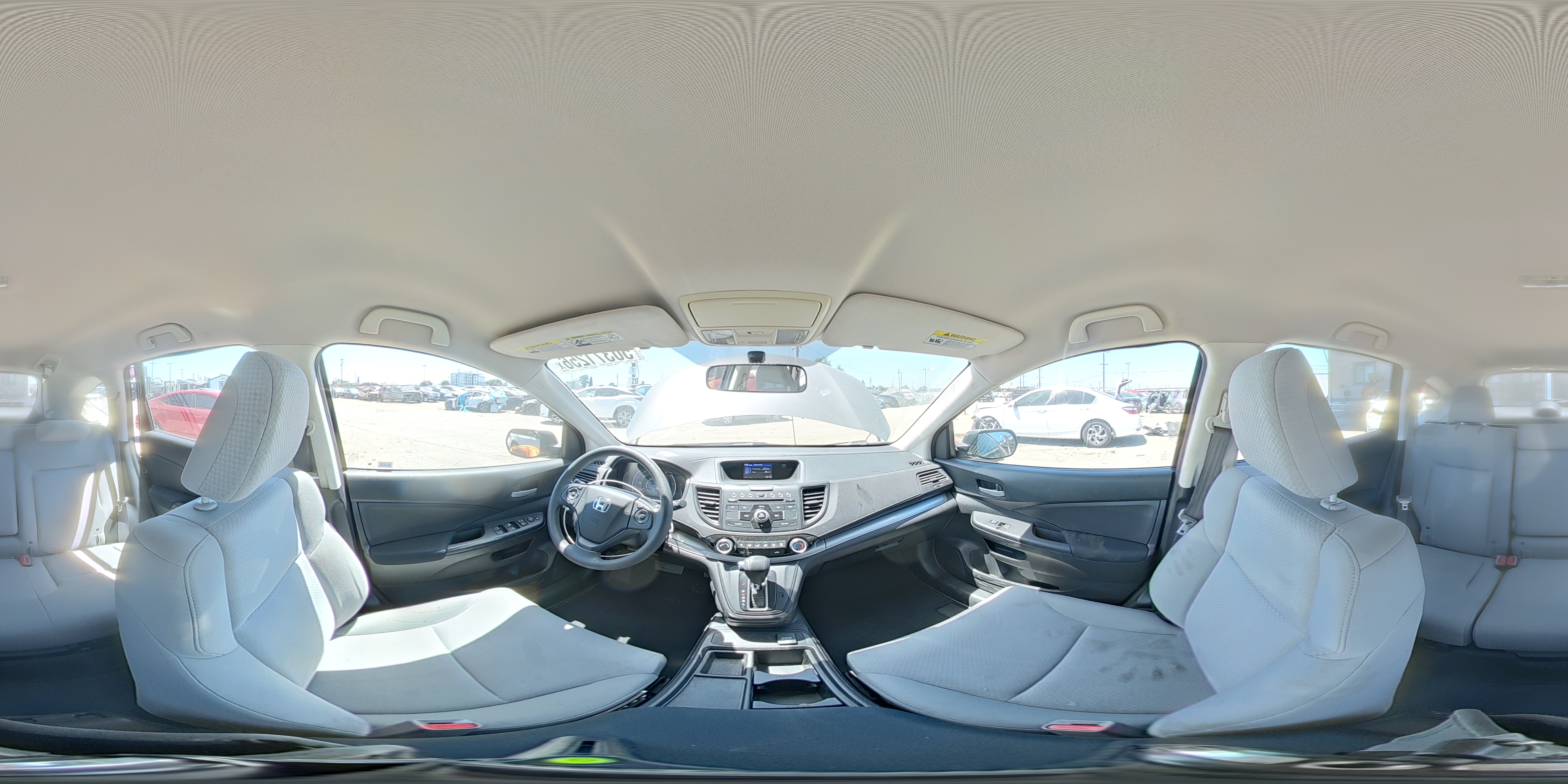 2015 Honda Cr-v Lx Gray vin: 5J6RM3H3XFL003274