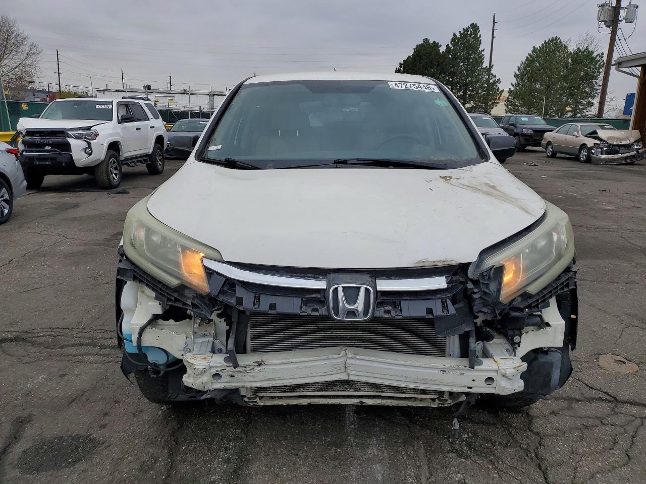 2015 Honda Cr-v Lx White vin: 5J6RM3H3XFL004991