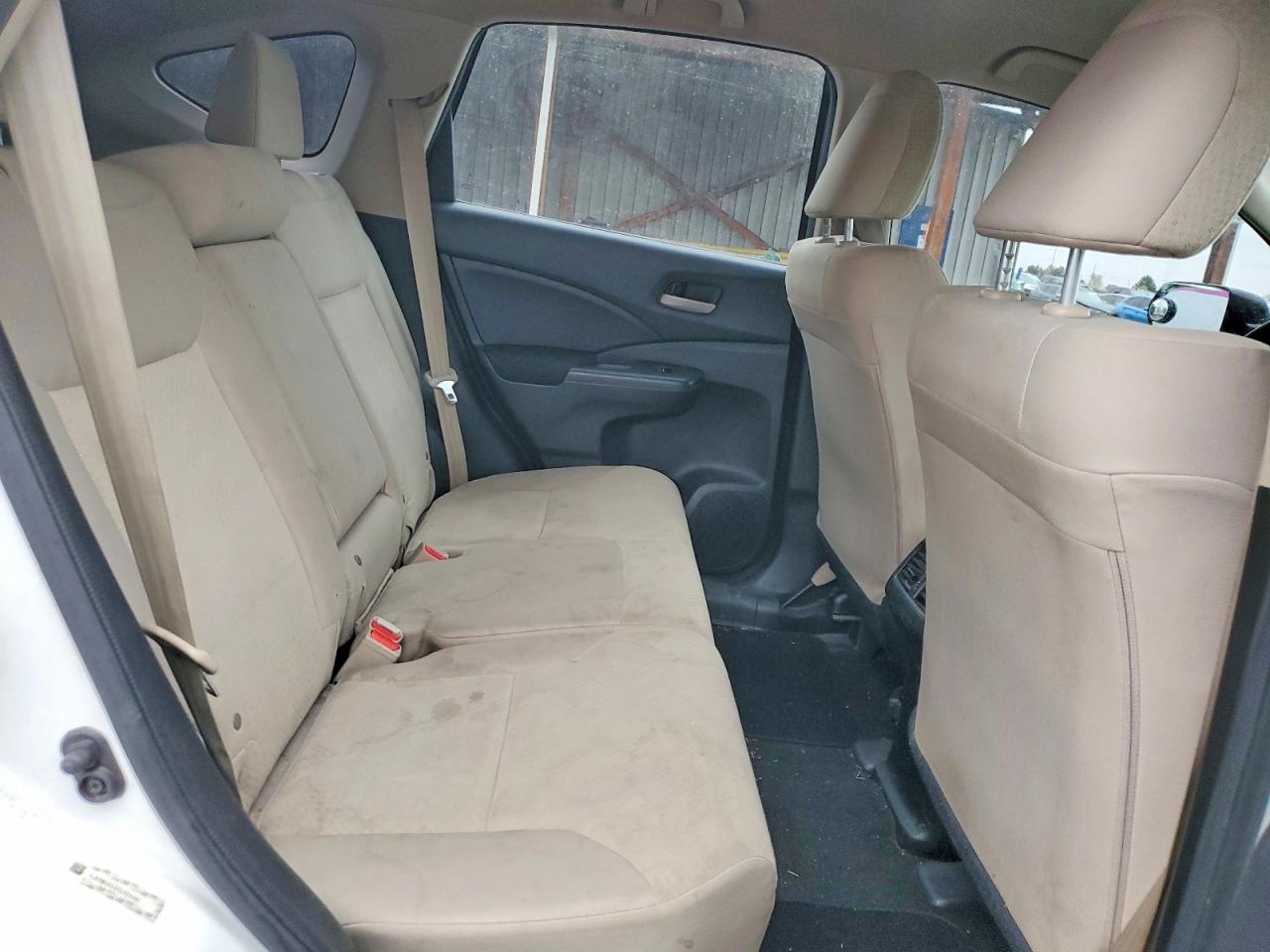2015 Honda Cr-v Lx White vin: 5J6RM3H3XFL004991