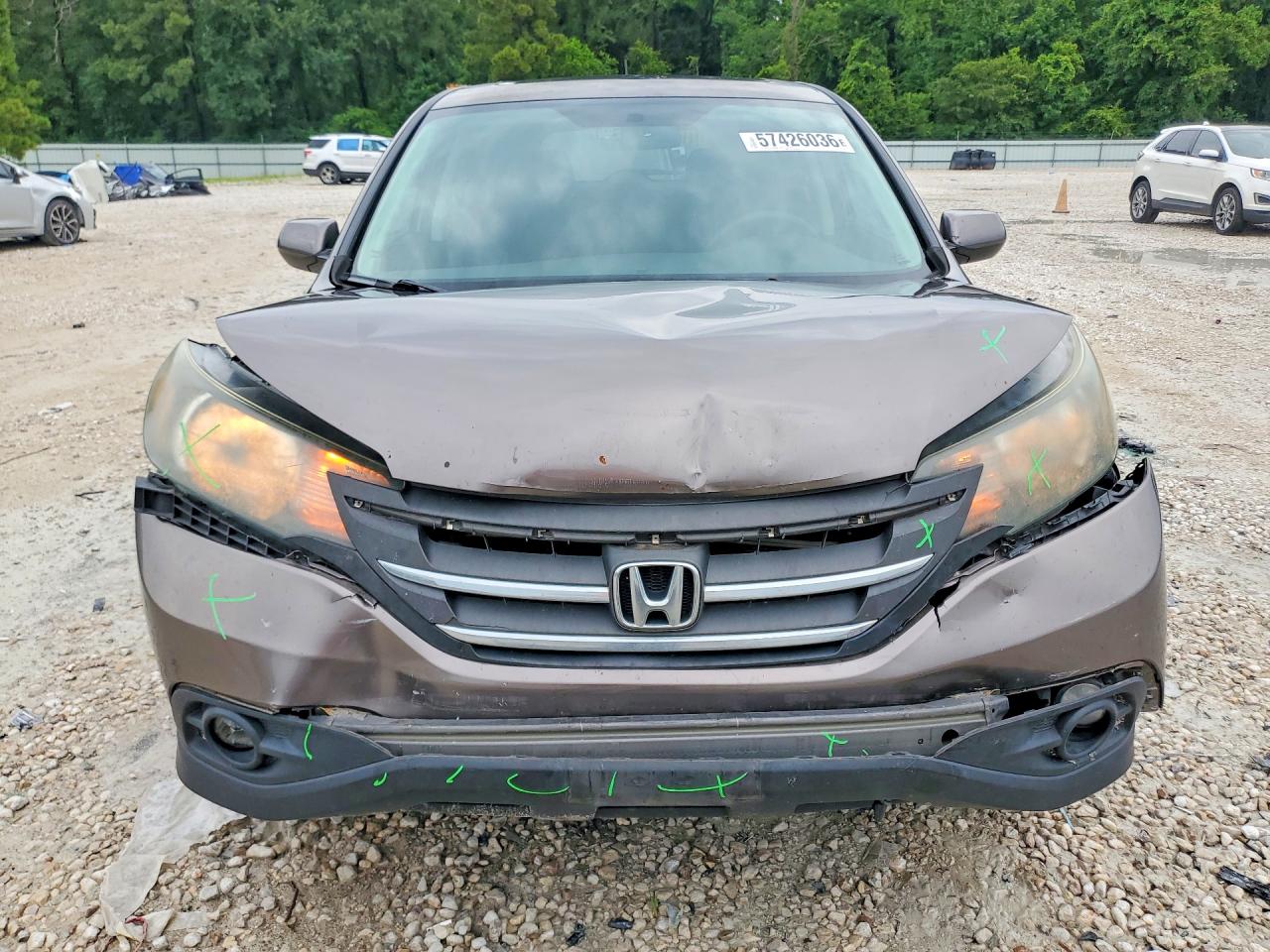 2012 Honda Cr-v Ex Gray vin: 5J6RM3H50CL000719