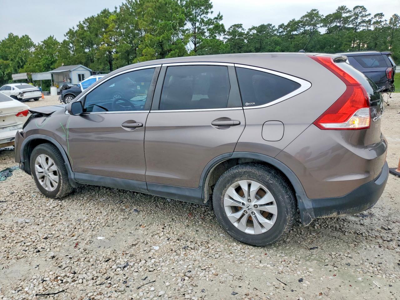 2012 Honda Cr-v Ex Gray vin: 5J6RM3H50CL000719