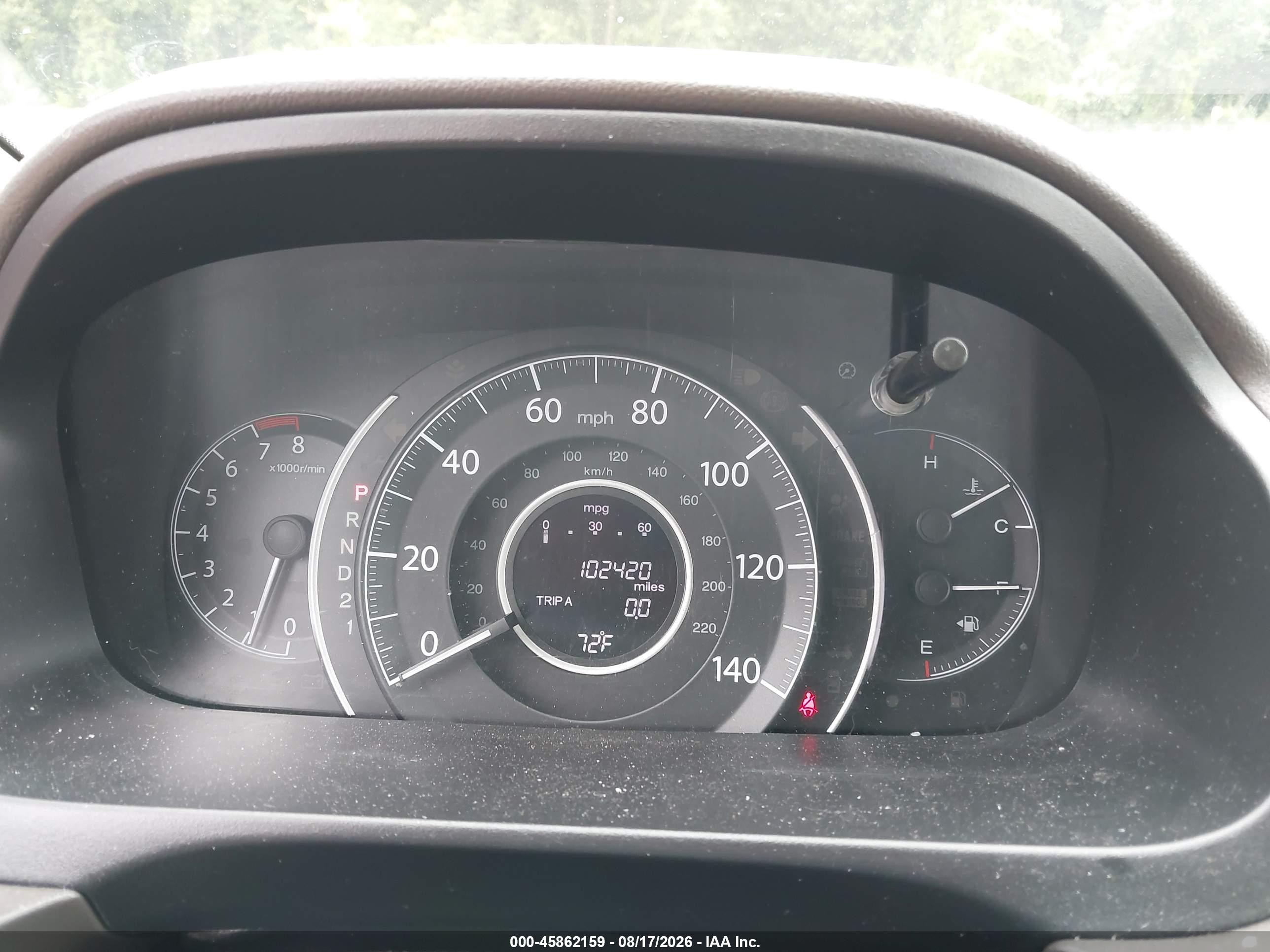 2012 Honda Cr-v Ex Teal vin: 5J6RM3H50CL006360