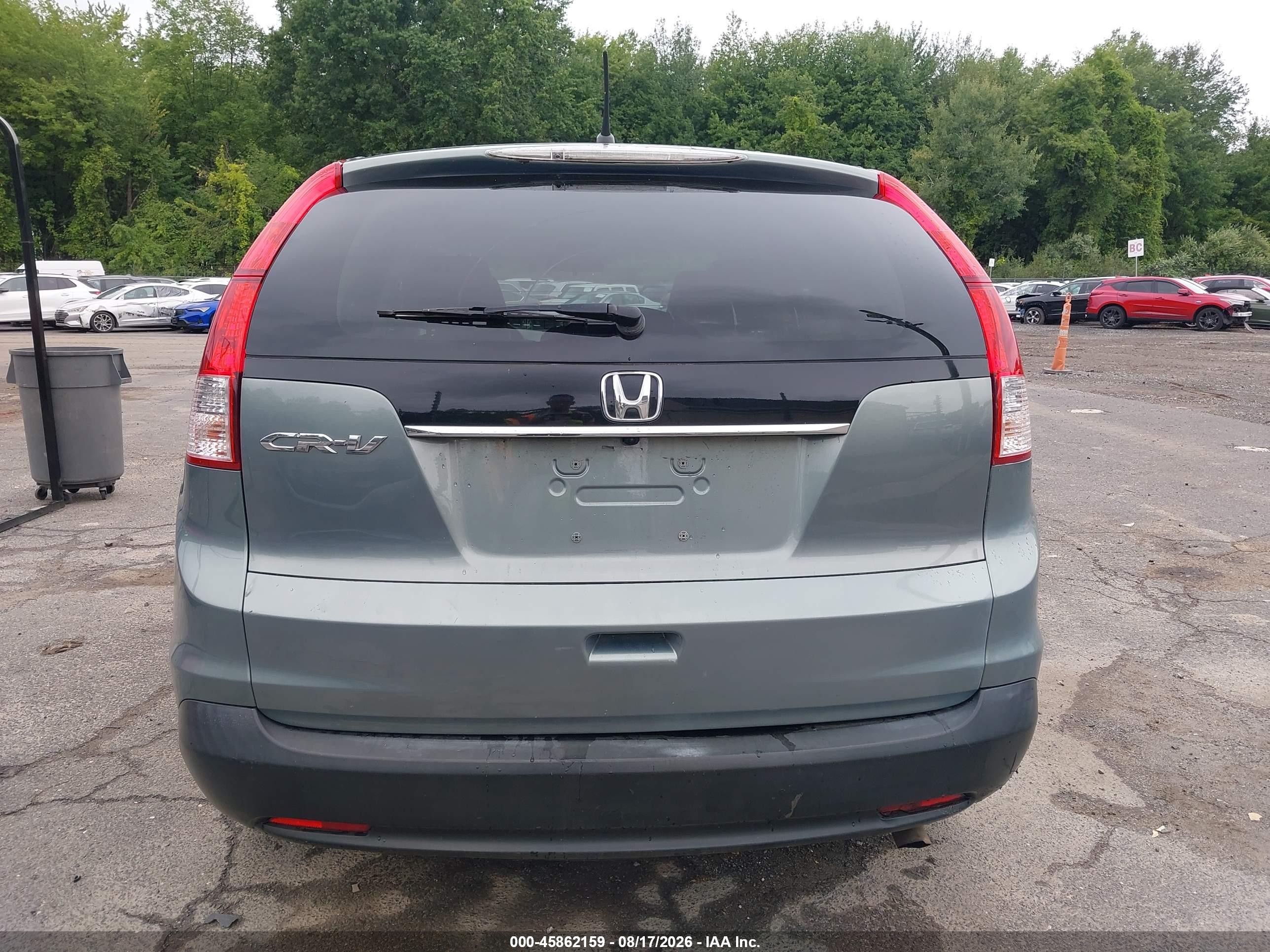 2012 Honda Cr-v Ex Teal vin: 5J6RM3H50CL006360