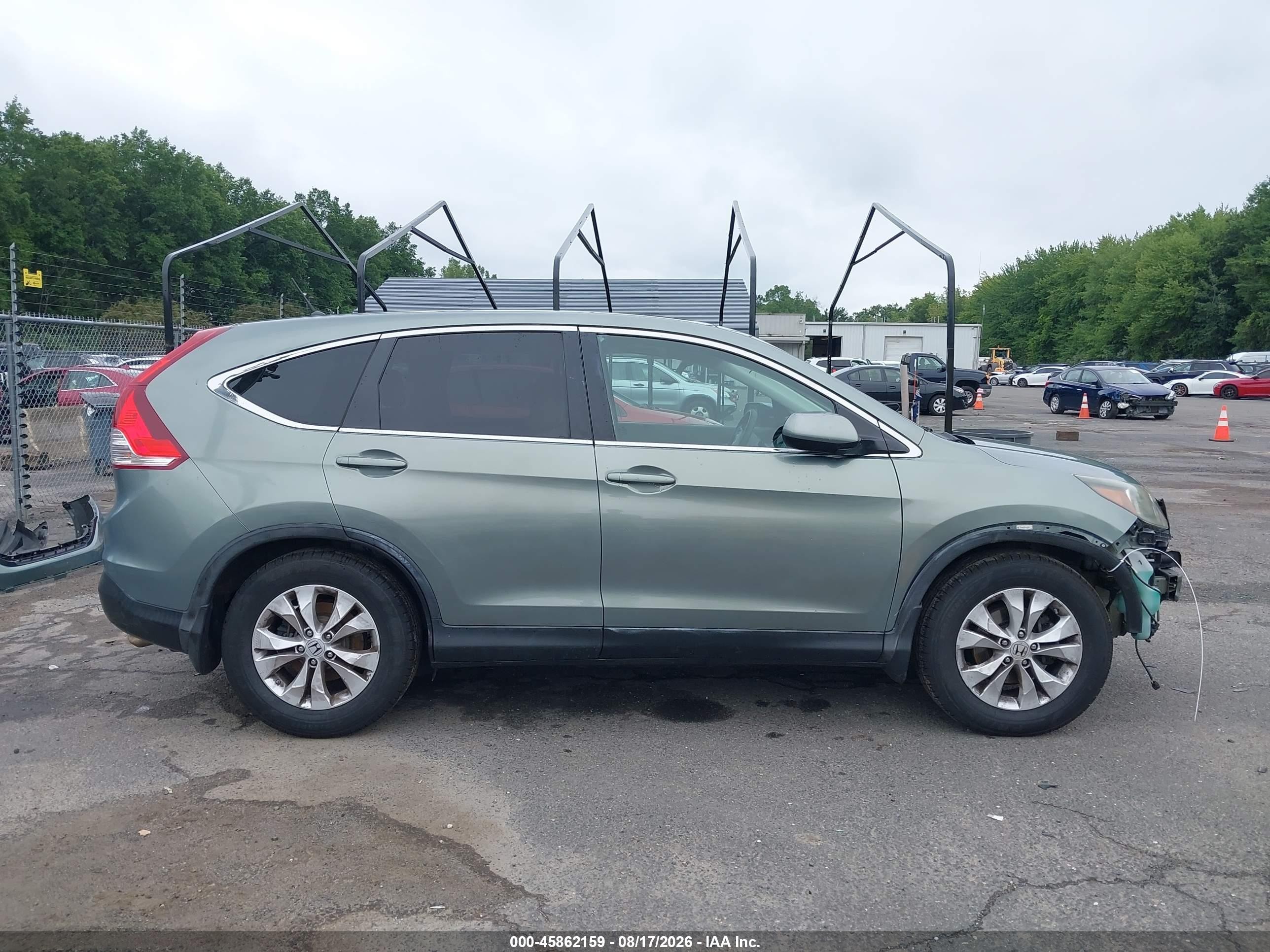 2012 Honda Cr-v Ex Teal vin: 5J6RM3H50CL006360