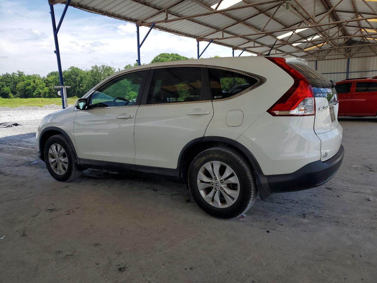 2012 Honda Cr-v Ex White vin: 5J6RM3H50CL023322