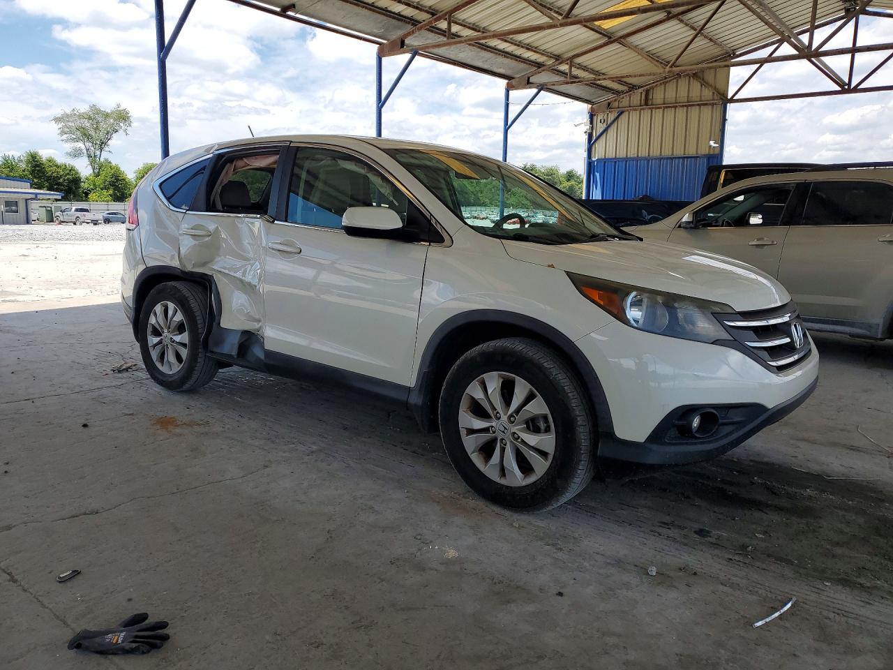 2012 Honda Cr-v Ex White vin: 5J6RM3H50CL023322