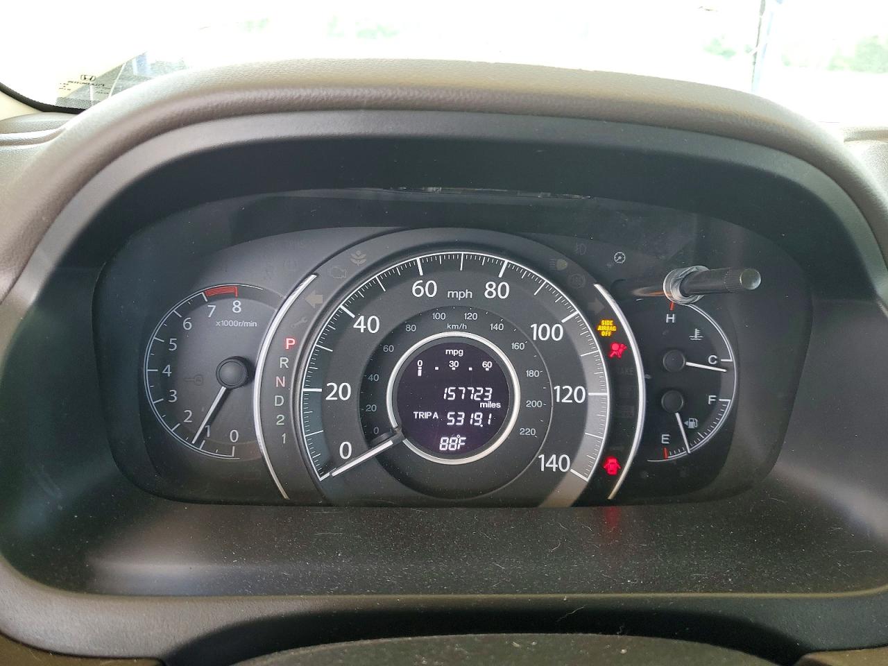 2012 Honda Cr-v Ex White vin: 5J6RM3H50CL023322