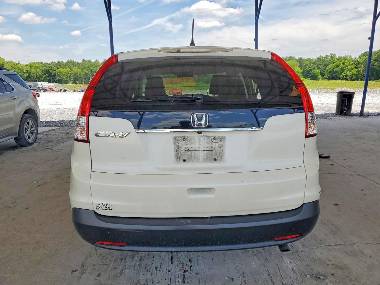 2012 Honda Cr-v Ex White vin: 5J6RM3H50CL023322