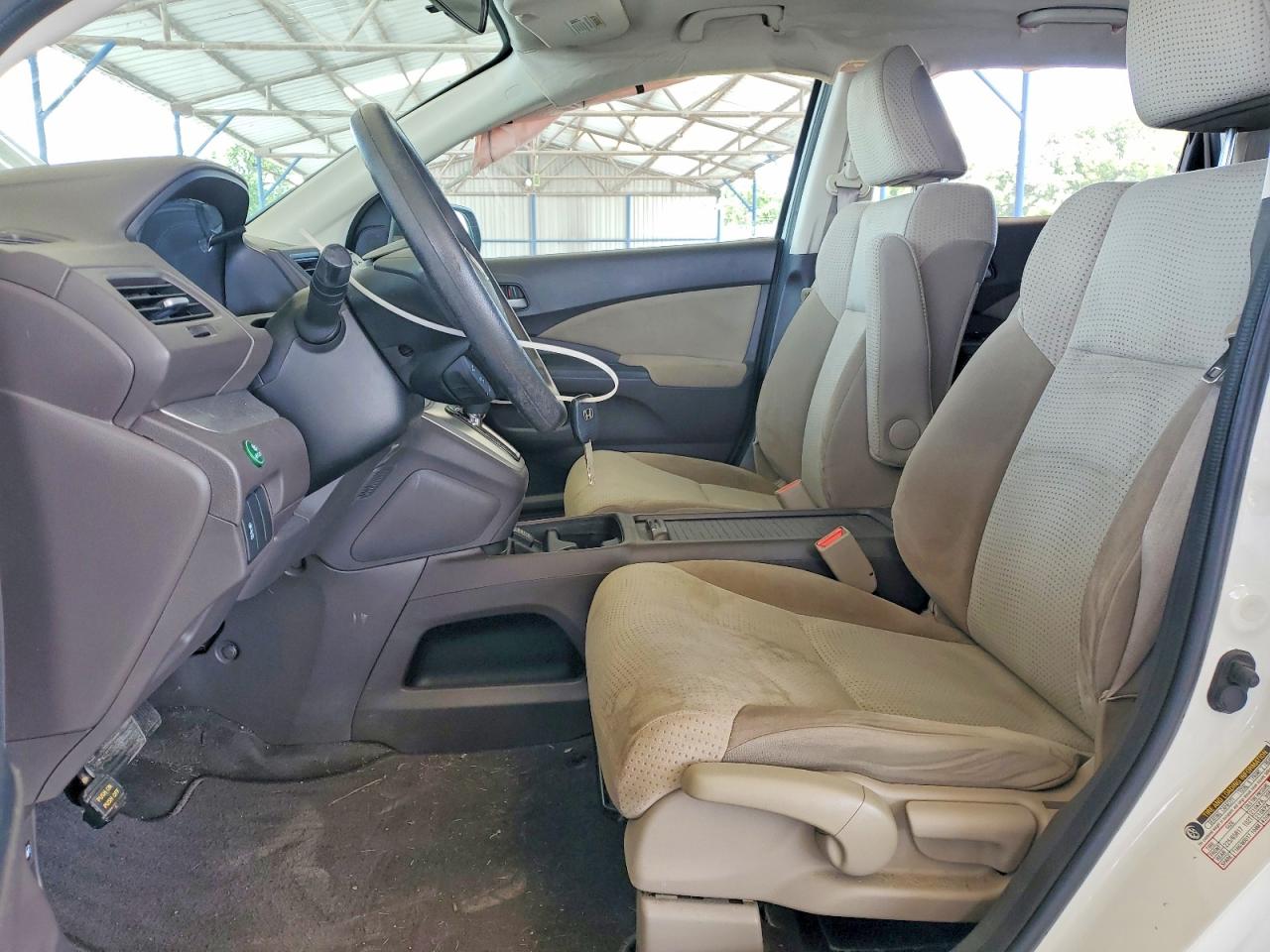 2012 Honda Cr-v Ex White vin: 5J6RM3H50CL023322