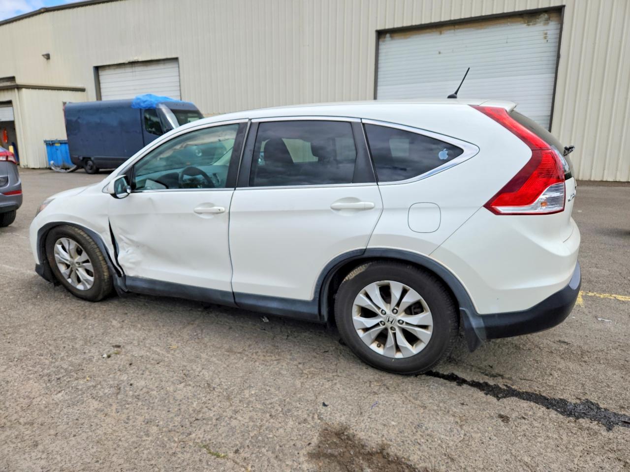 2013 Honda Cr-v Ex White vin: 5J6RM3H50DL025489