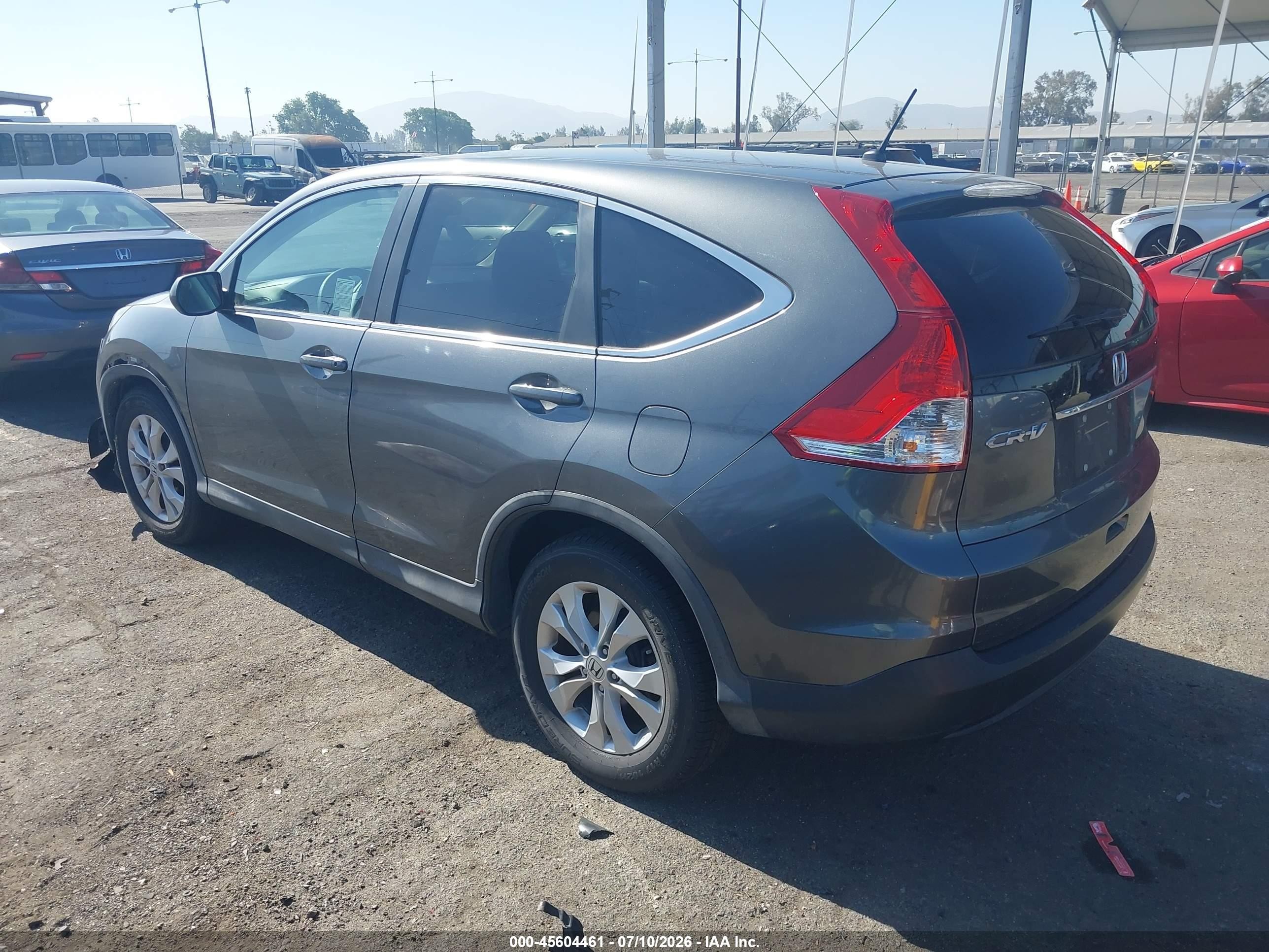 2014 Honda Cr-v Ex Gray vin: 5J6RM3H50EL031892