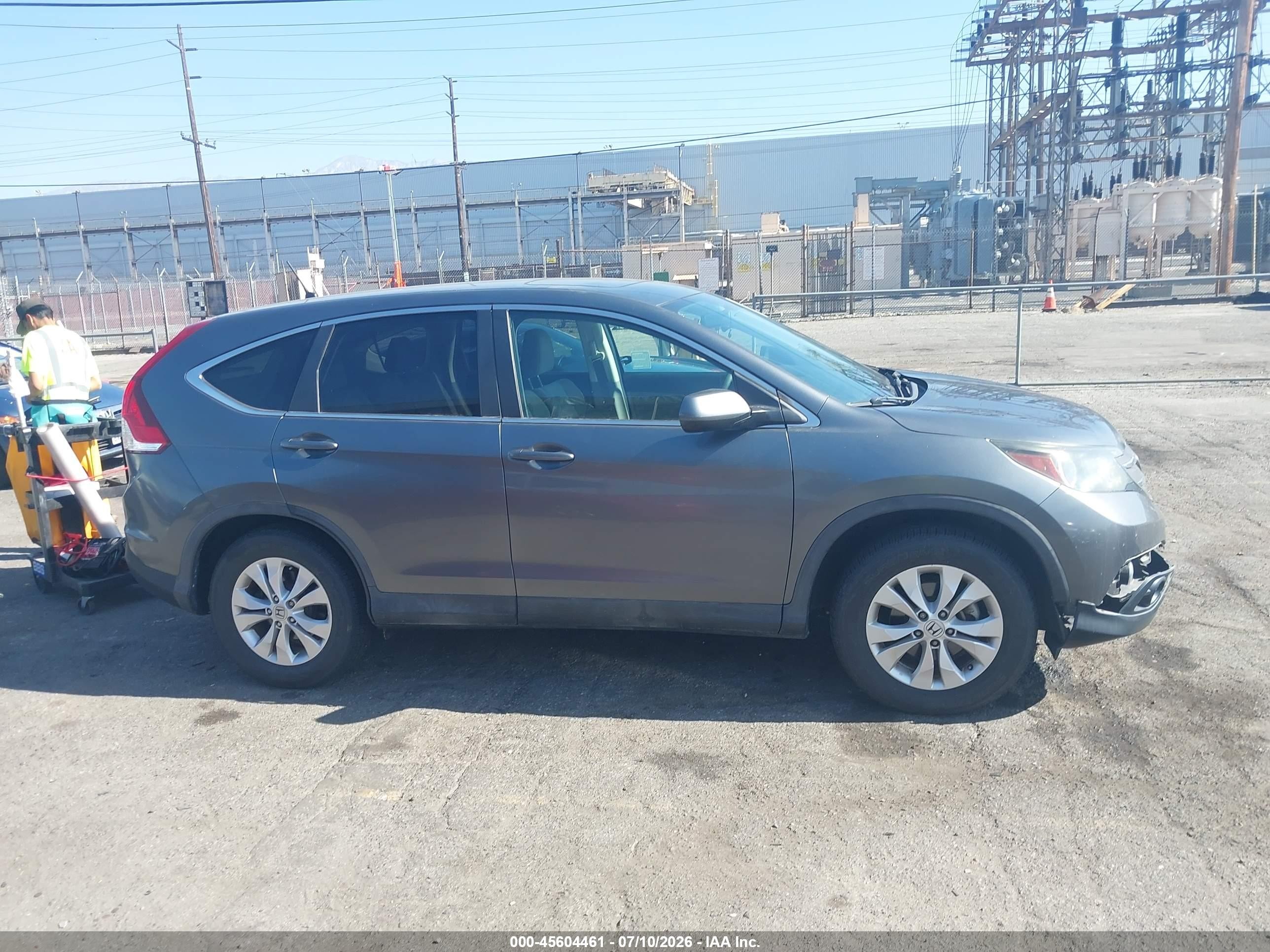 2014 Honda Cr-v Ex Gray vin: 5J6RM3H50EL031892
