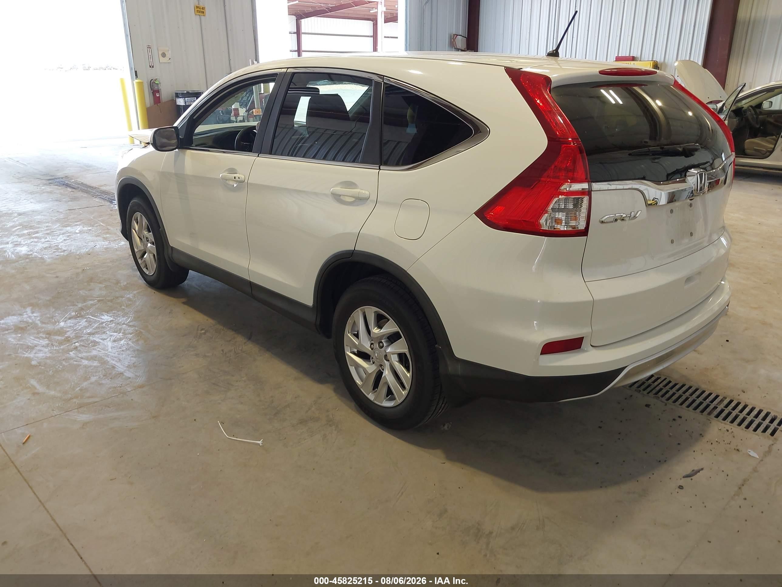 2015 Honda Cr-v Ex White vin: 5J6RM3H50FL022661