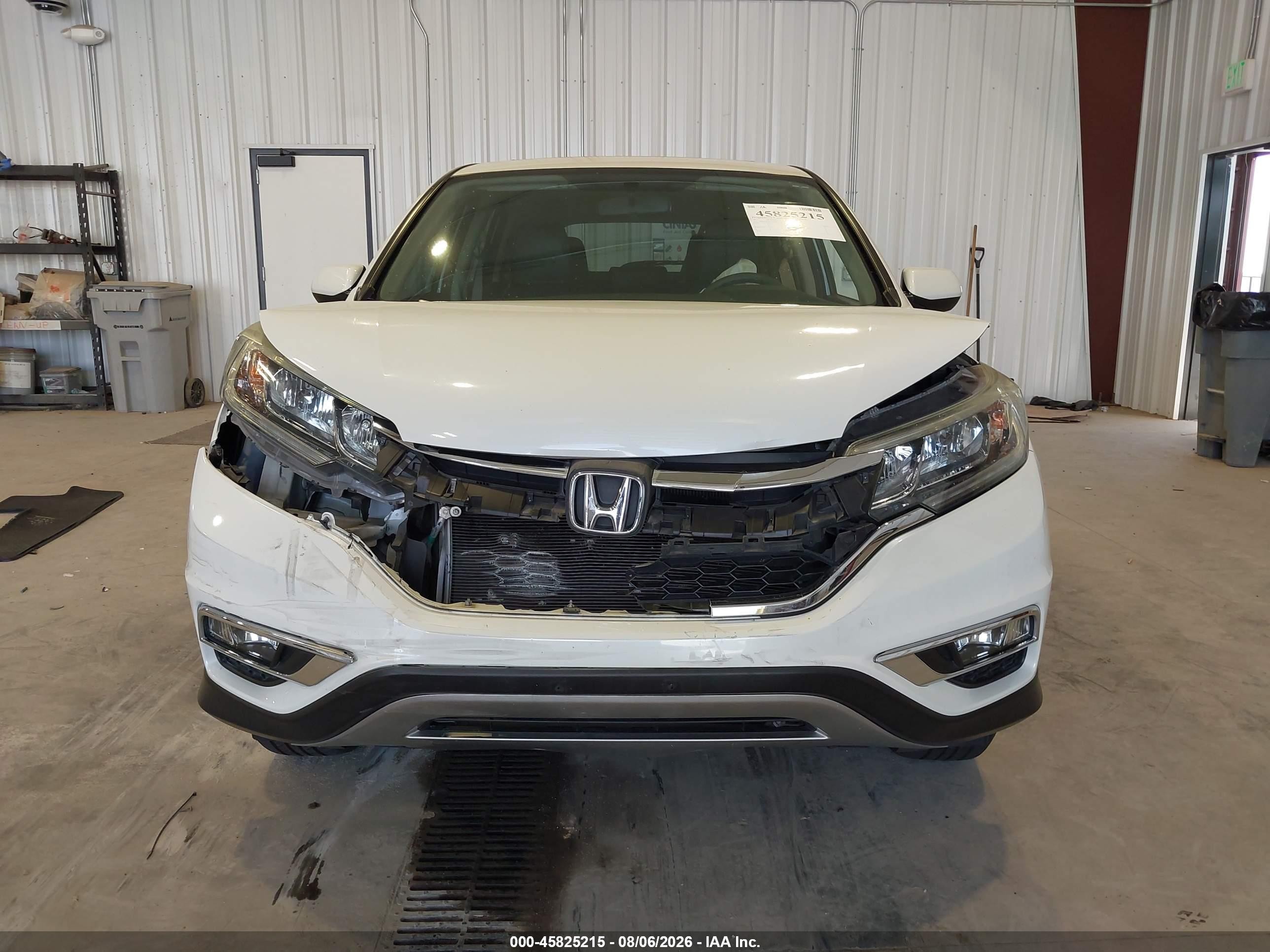 2015 Honda Cr-v Ex White vin: 5J6RM3H50FL022661