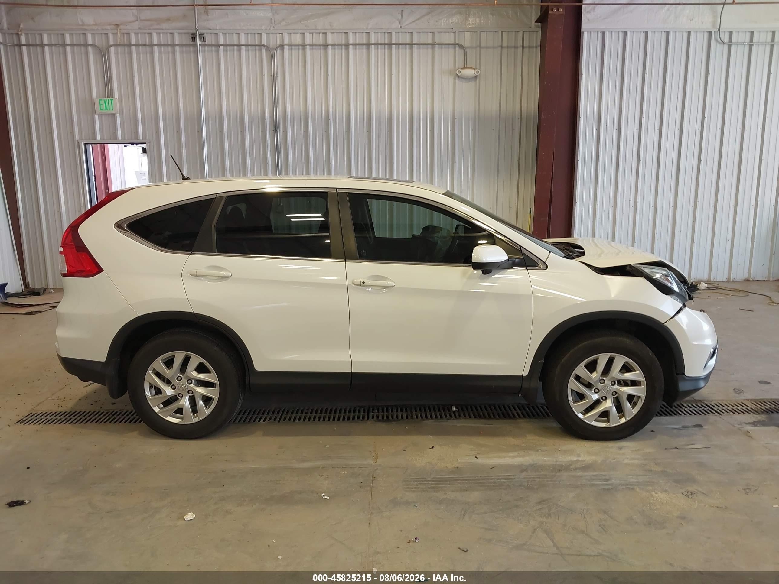 2015 Honda Cr-v Ex White vin: 5J6RM3H50FL022661