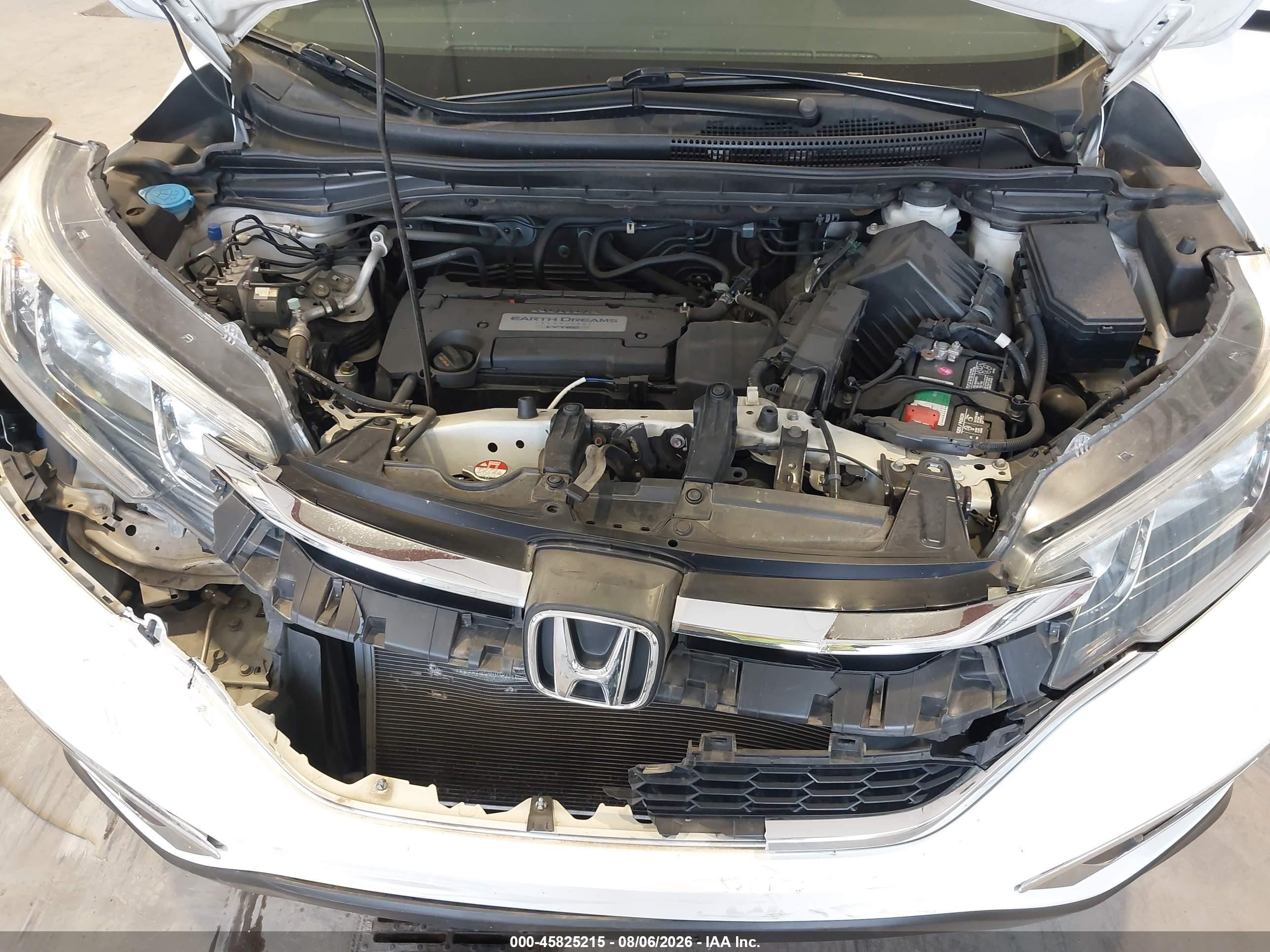 2015 Honda Cr-v Ex White vin: 5J6RM3H50FL022661