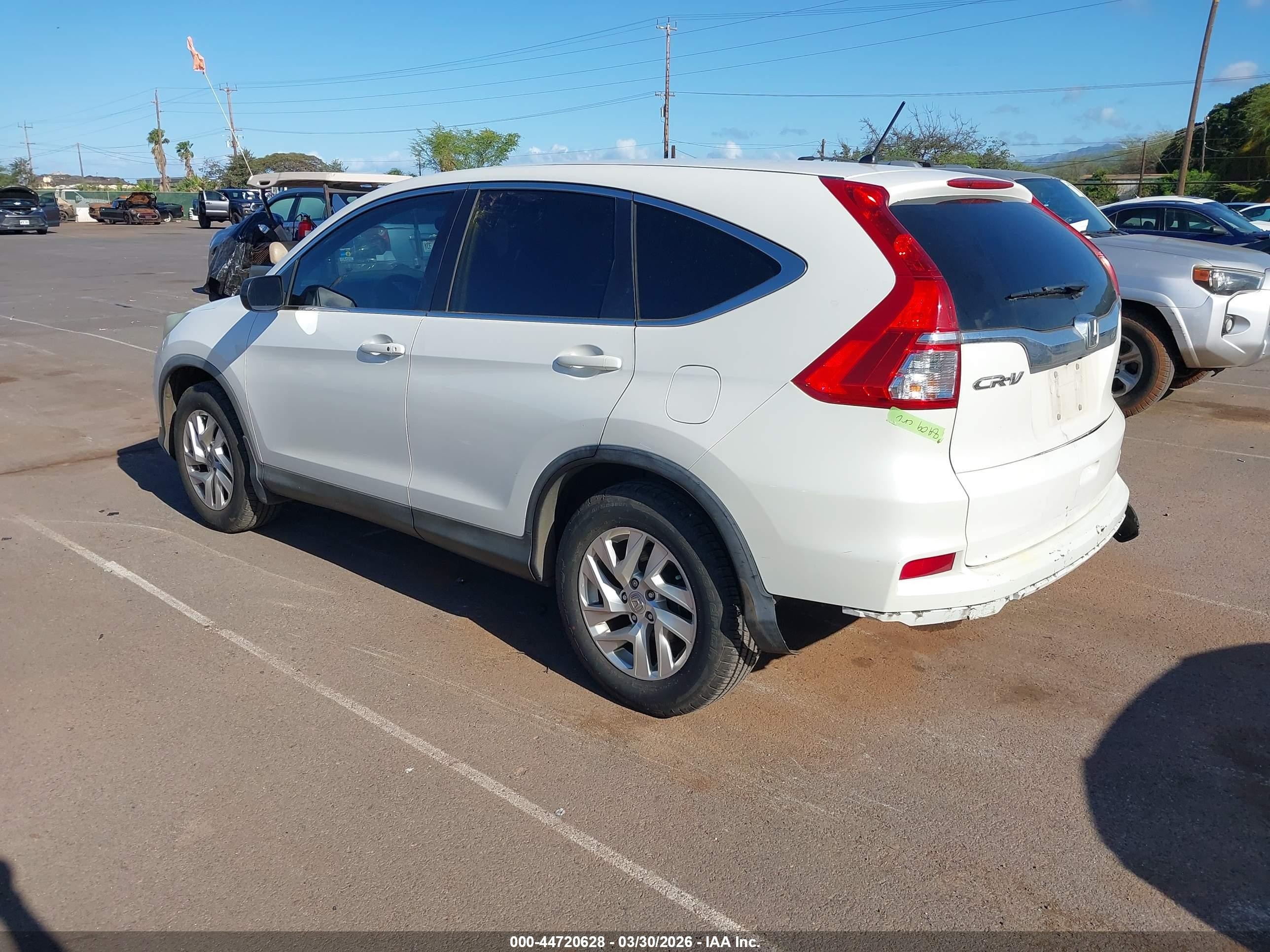 2016 Honda Cr-v Ex Белый vin: 5J6RM3H50GL002749