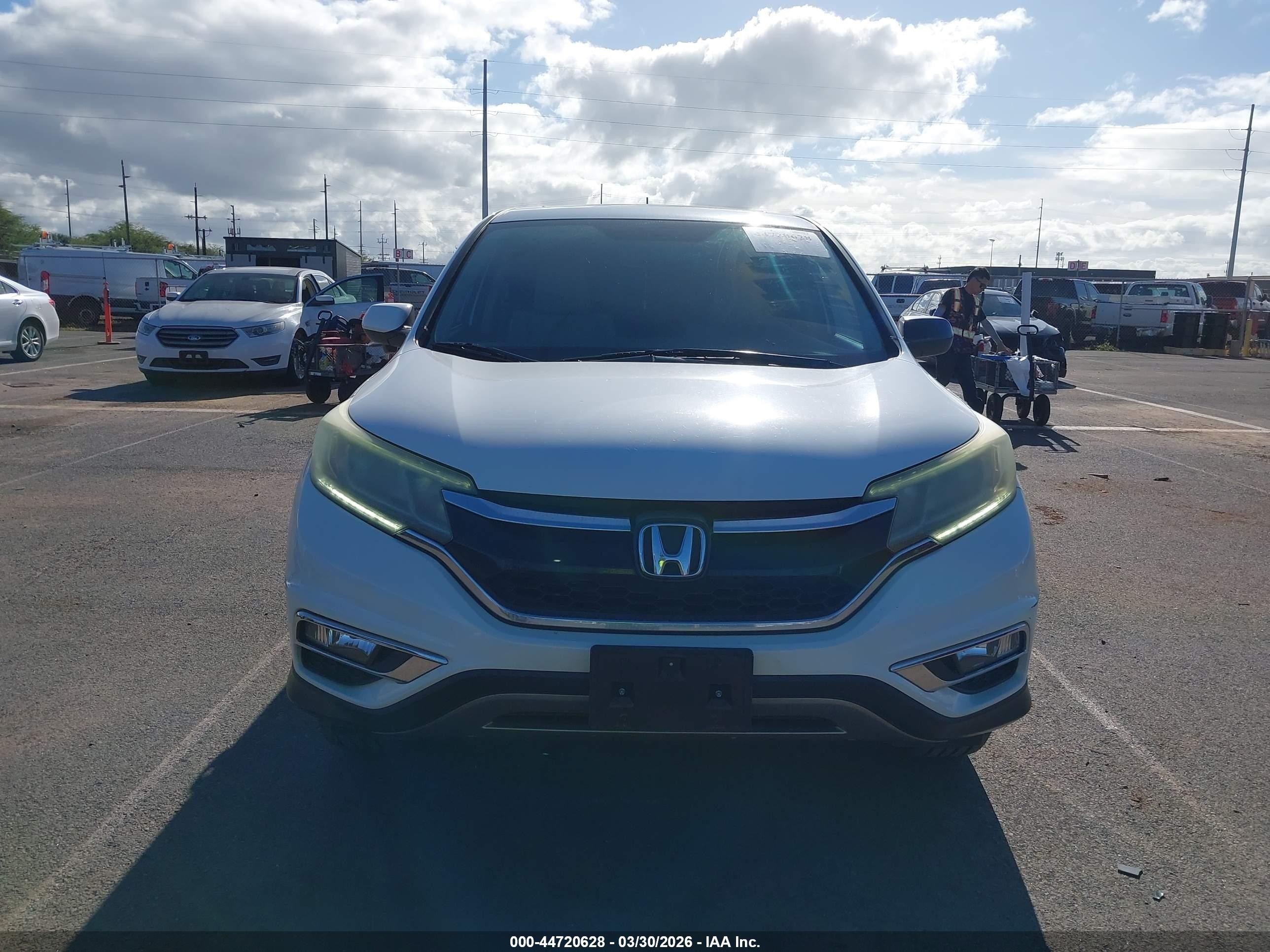 2016 Honda Cr-v Ex Белый vin: 5J6RM3H50GL002749