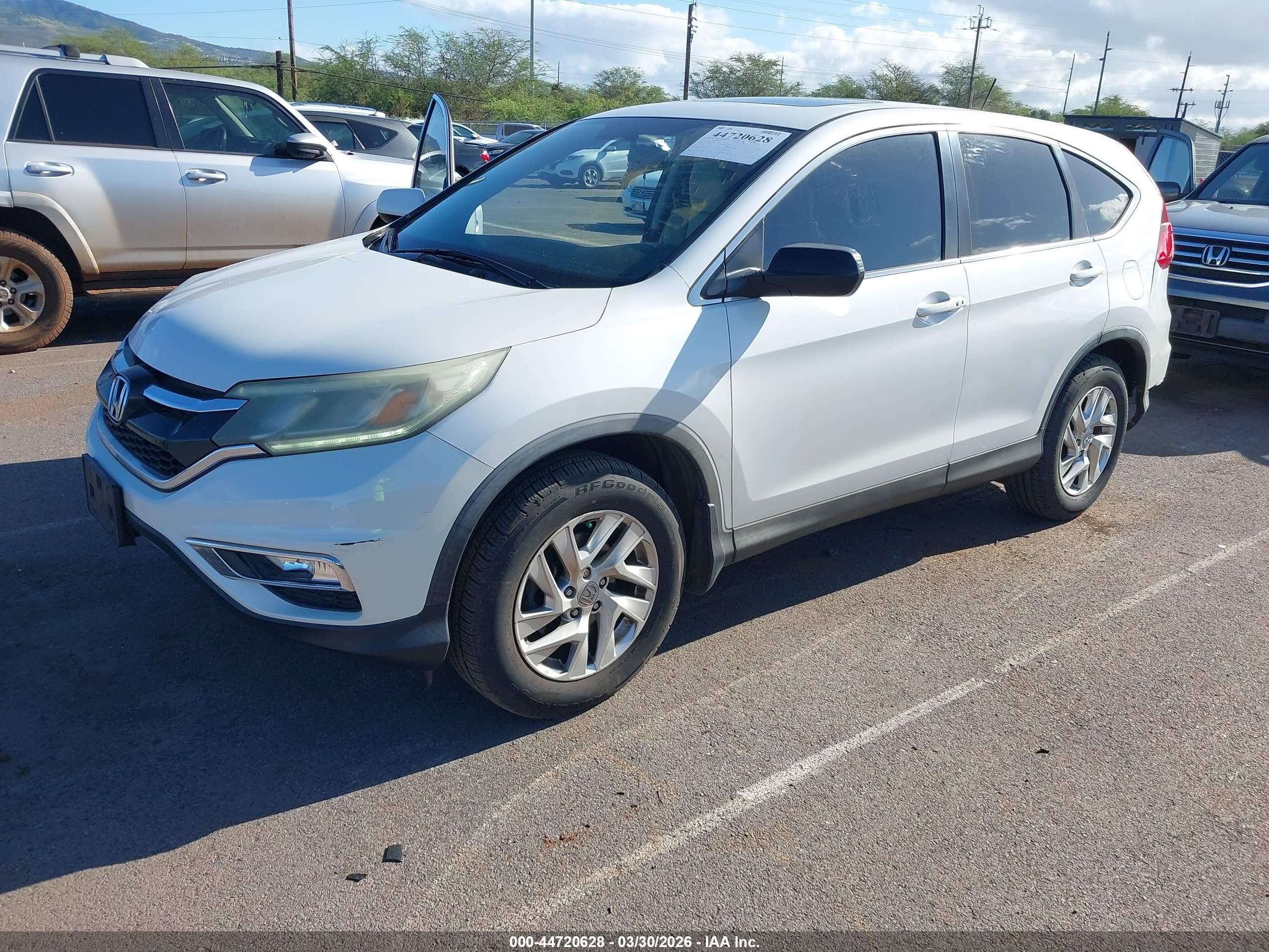 2016 Honda Cr-v Ex Белый vin: 5J6RM3H50GL002749
