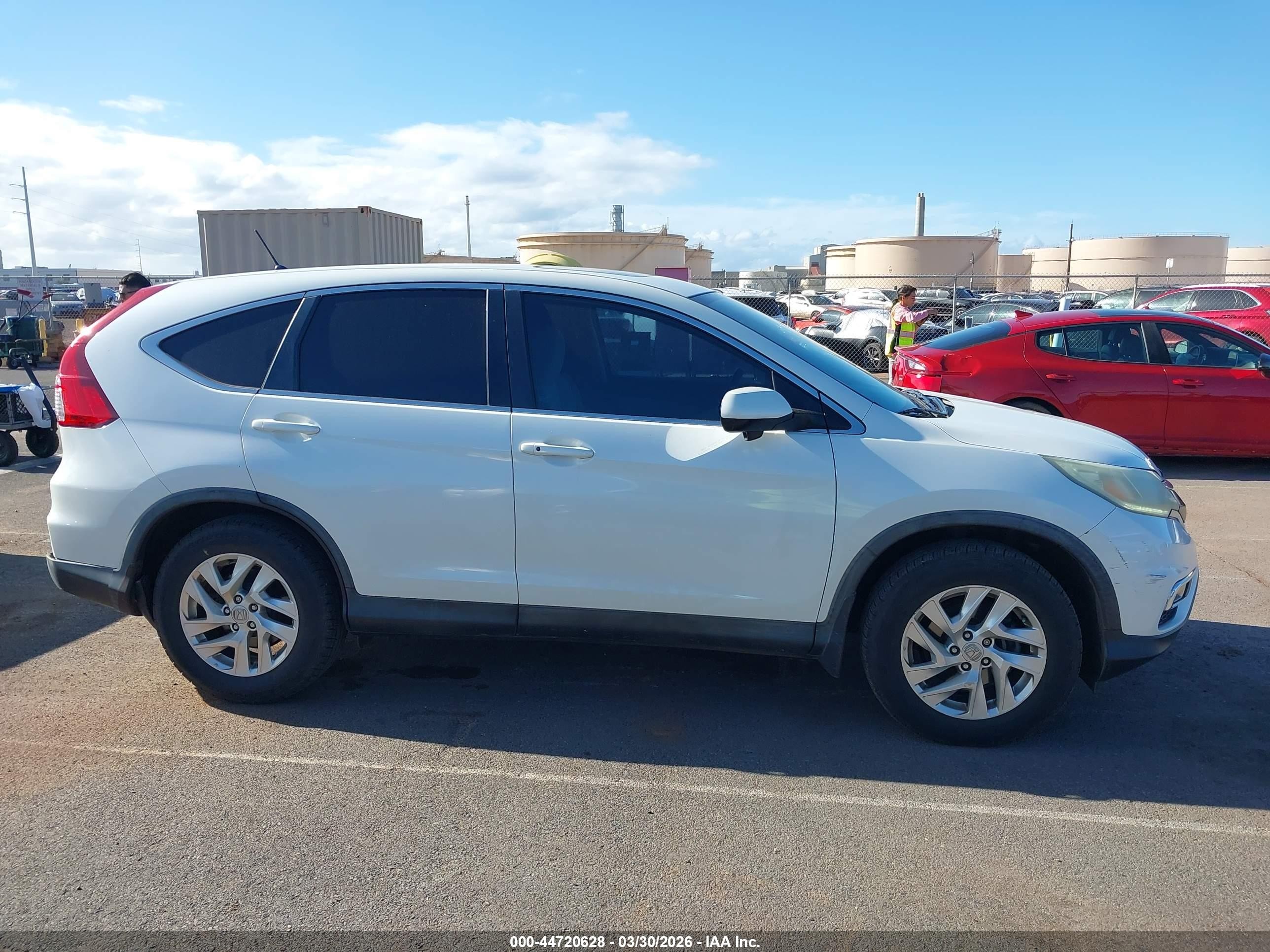 2016 Honda Cr-v Ex Белый vin: 5J6RM3H50GL002749