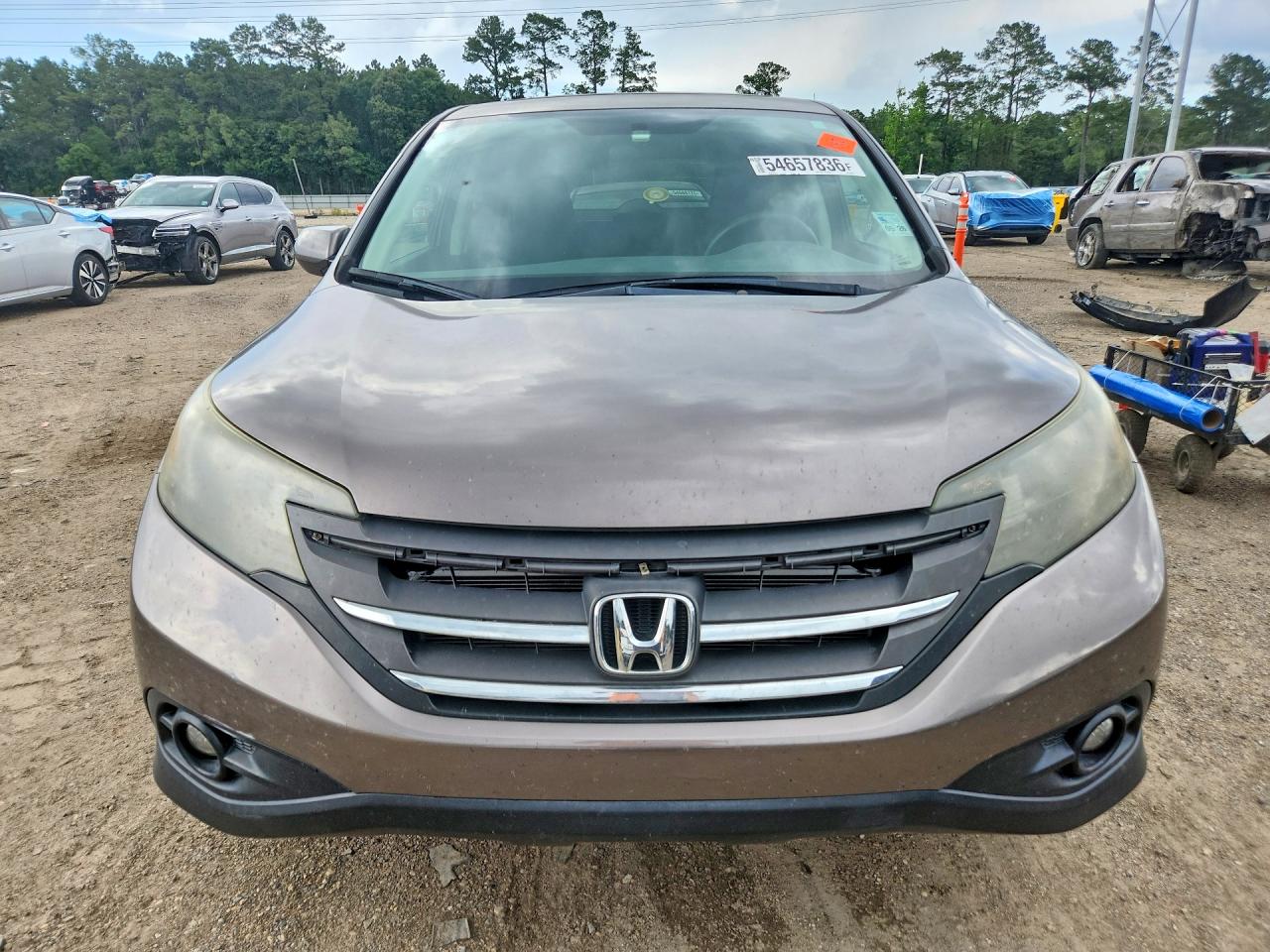 2012 Honda Cr-v Ex Gray vin: 5J6RM3H51CL000051