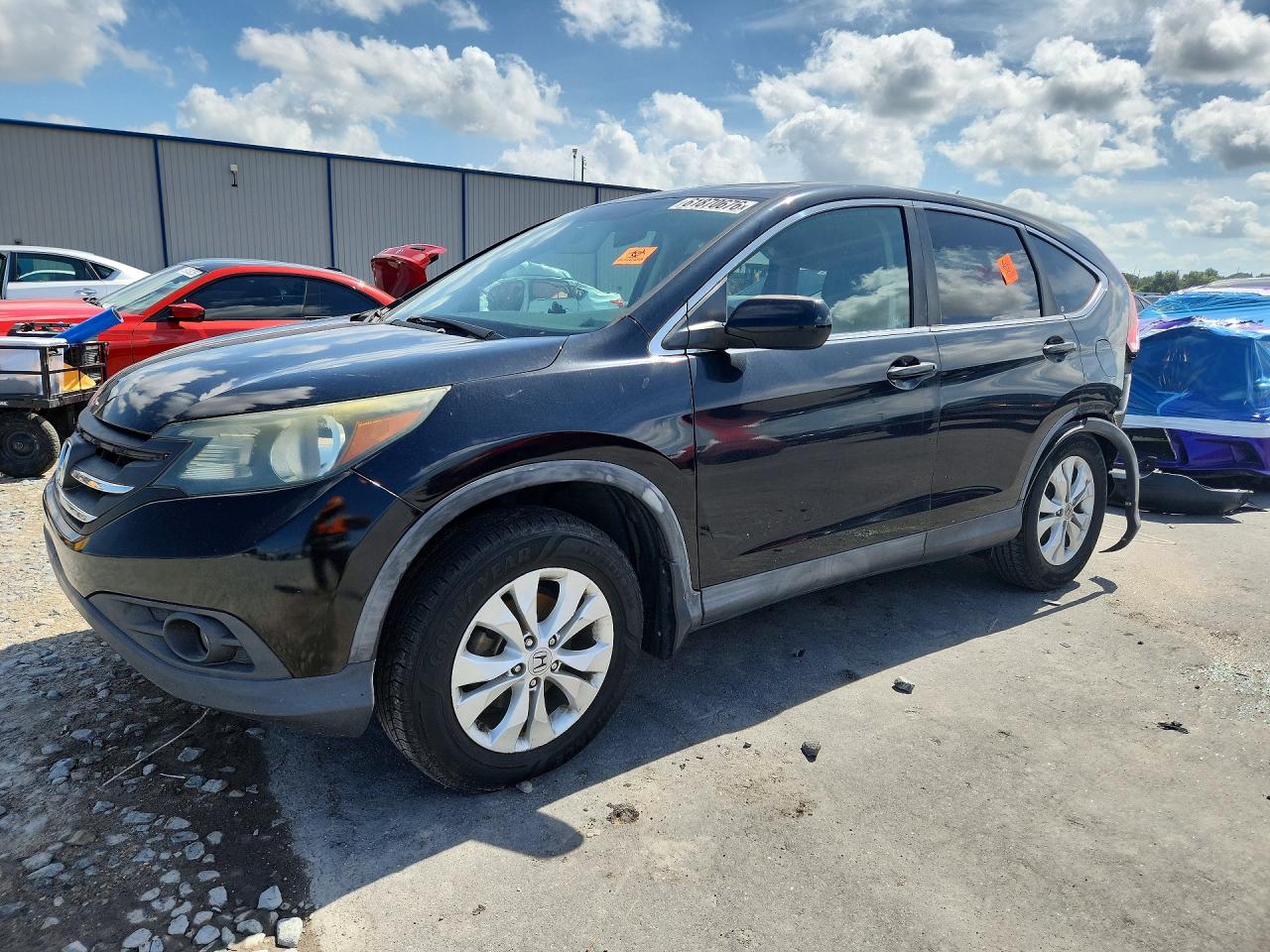 2012 Honda Cr-v Ex Black vin: 5J6RM3H51CL004696