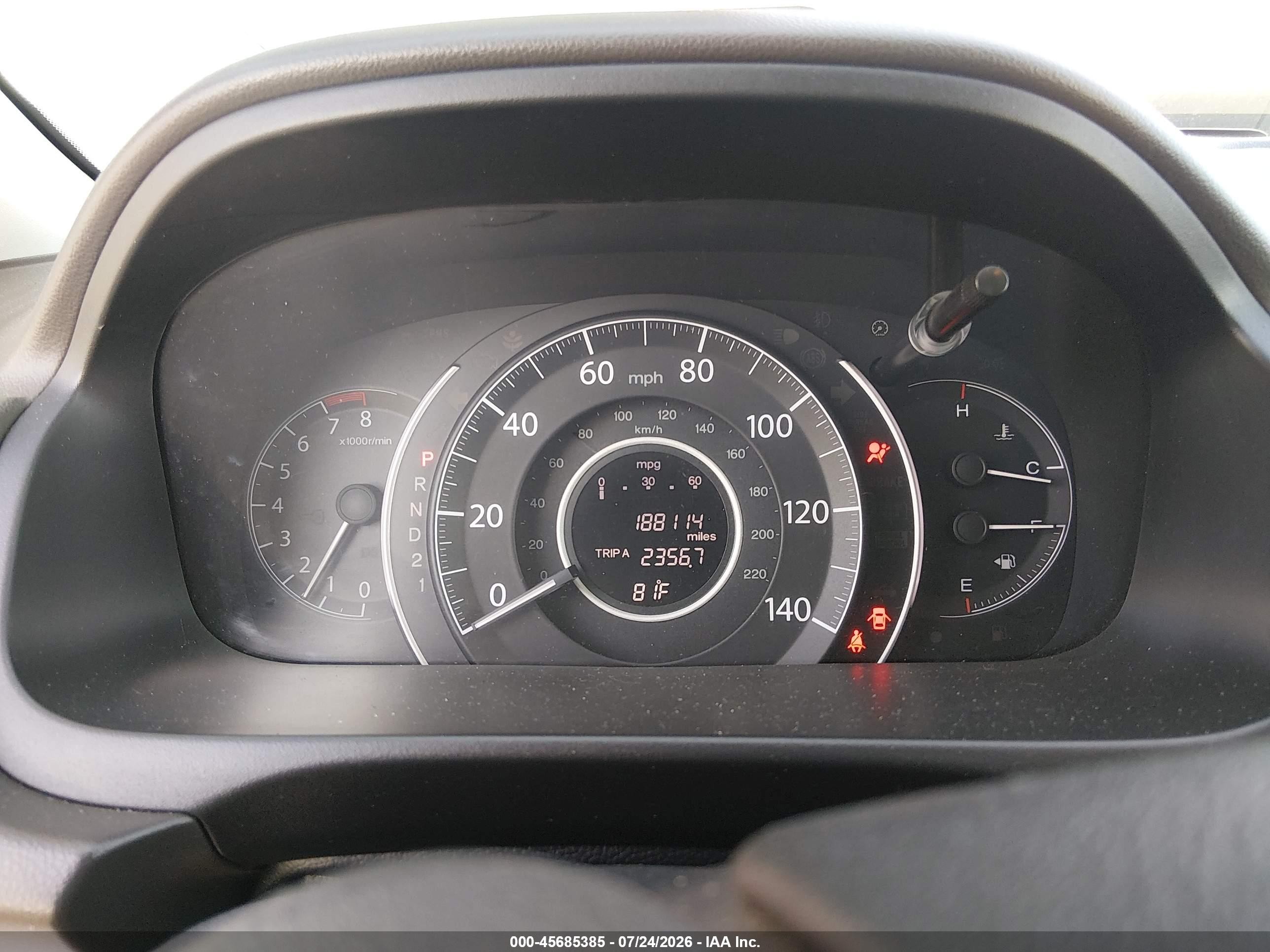 2012 Honda Cr-v Ex White vin: 5J6RM3H51CL006108