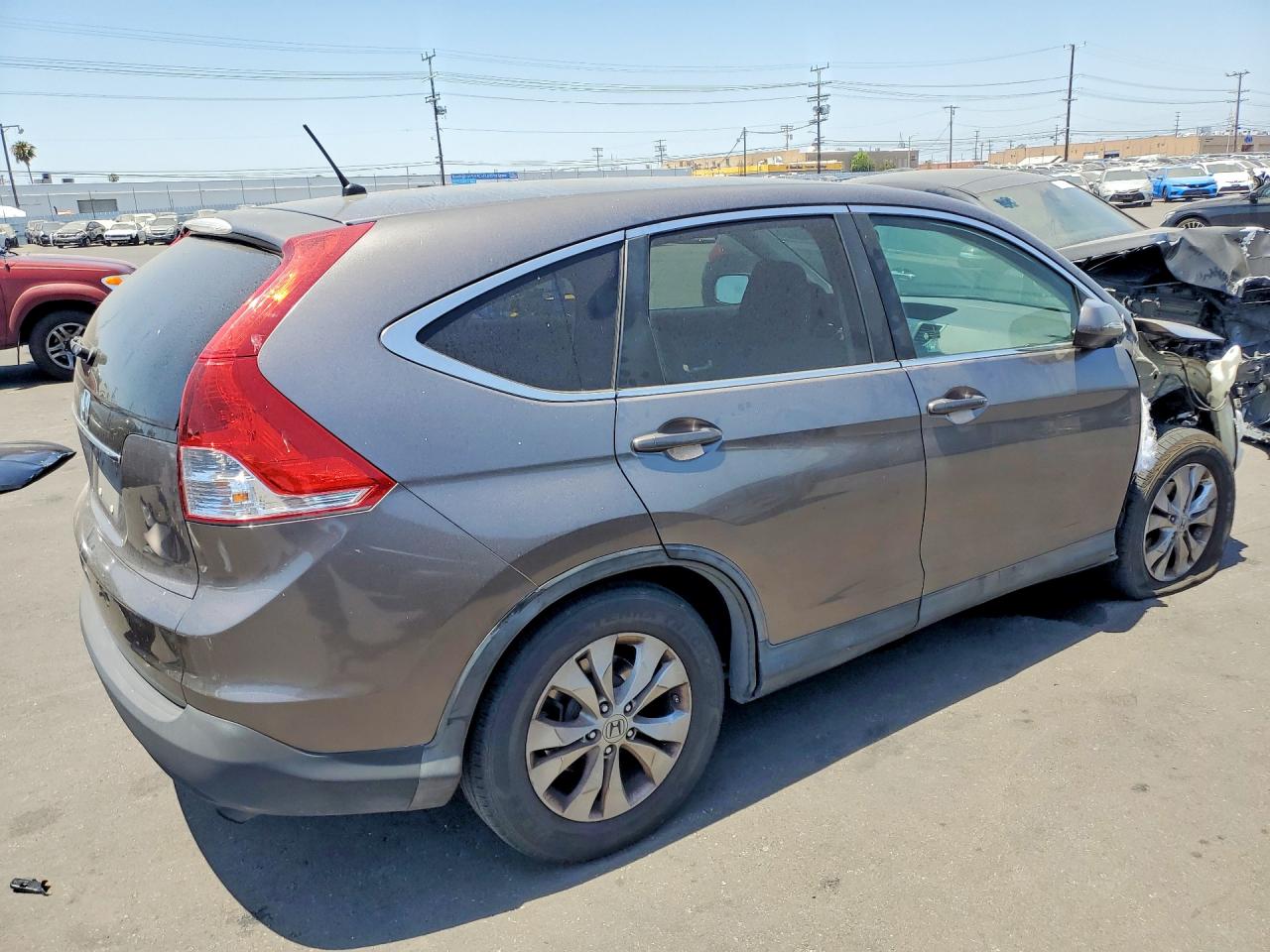 2012 Honda Cr-v Ex Gray vin: 5J6RM3H51CL008327
