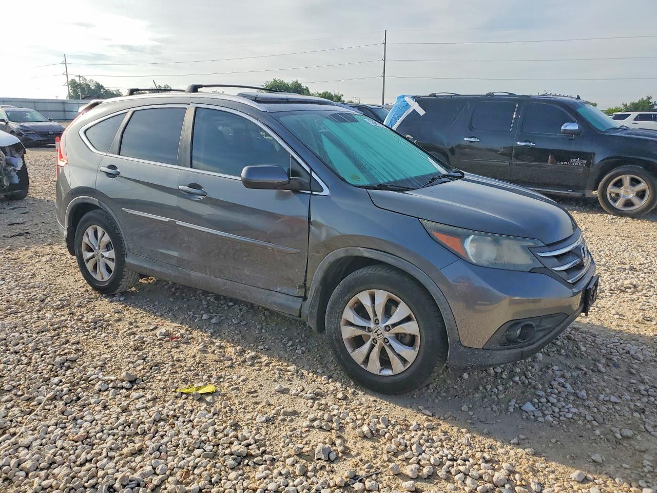 2012 Honda Cr-v Ex Gray vin: 5J6RM3H51CL026777