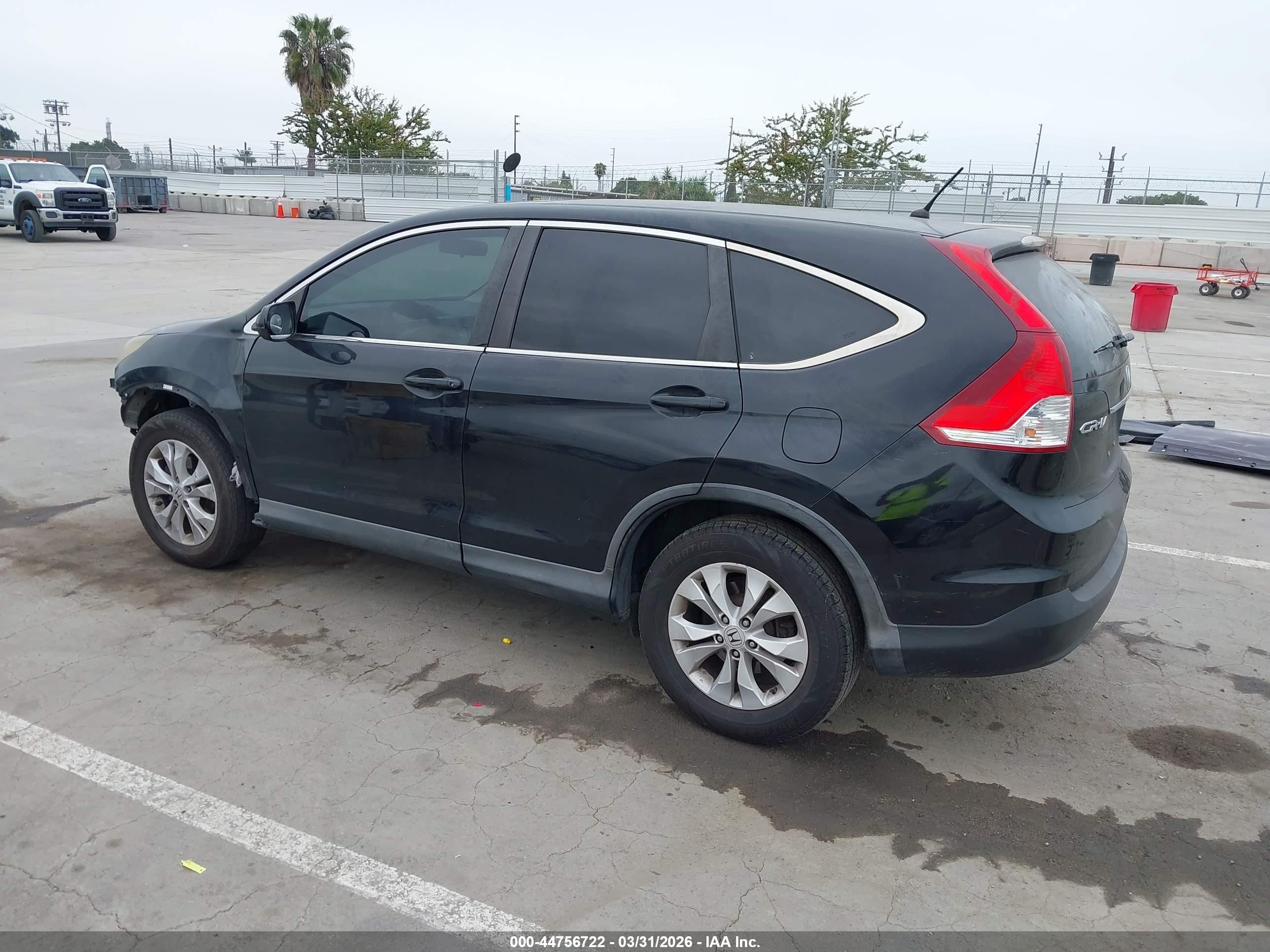 2012 Honda Cr-v Ex Black vin: 5J6RM3H51CL047919