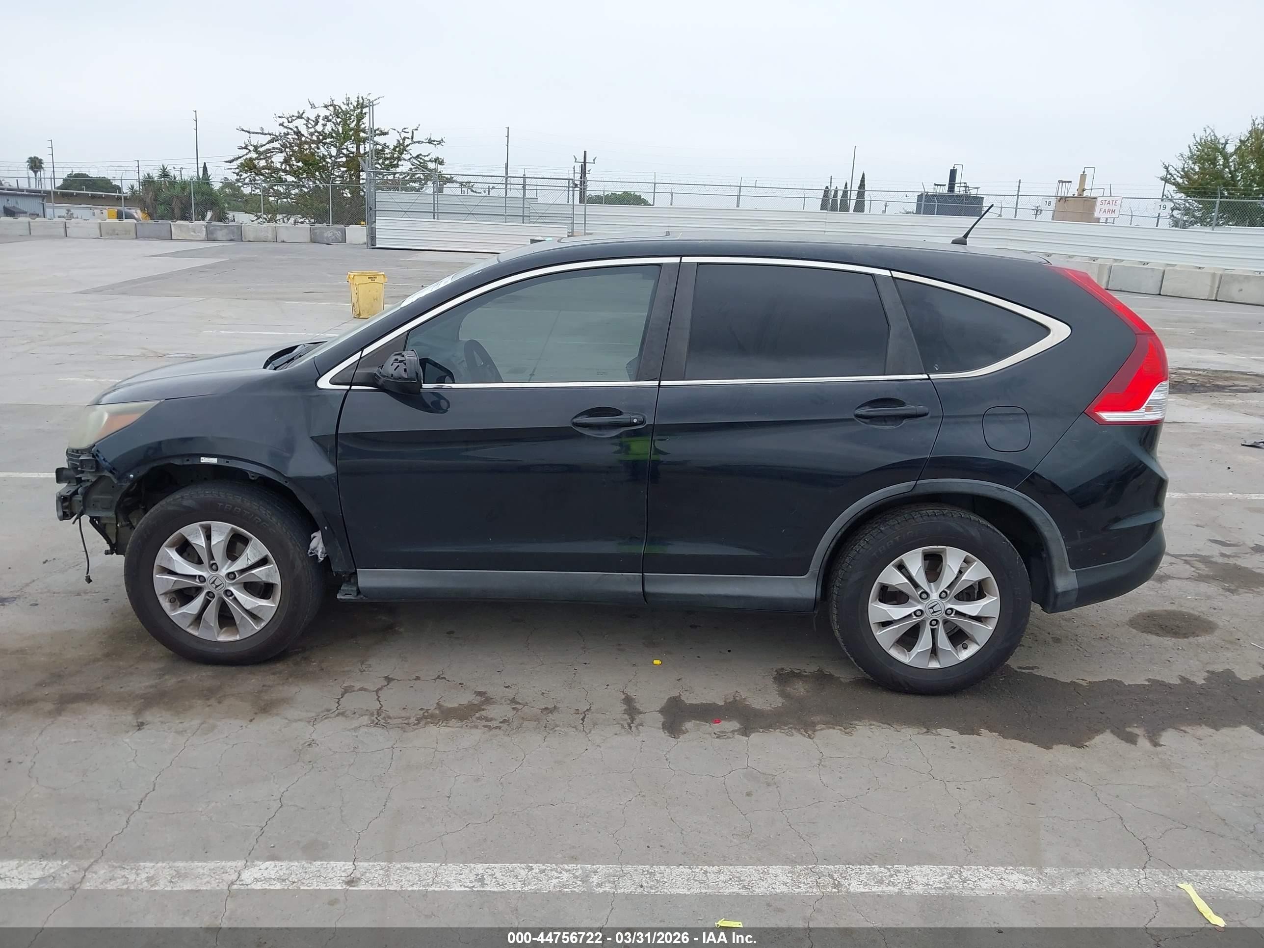 2012 Honda Cr-v Ex Black vin: 5J6RM3H51CL047919