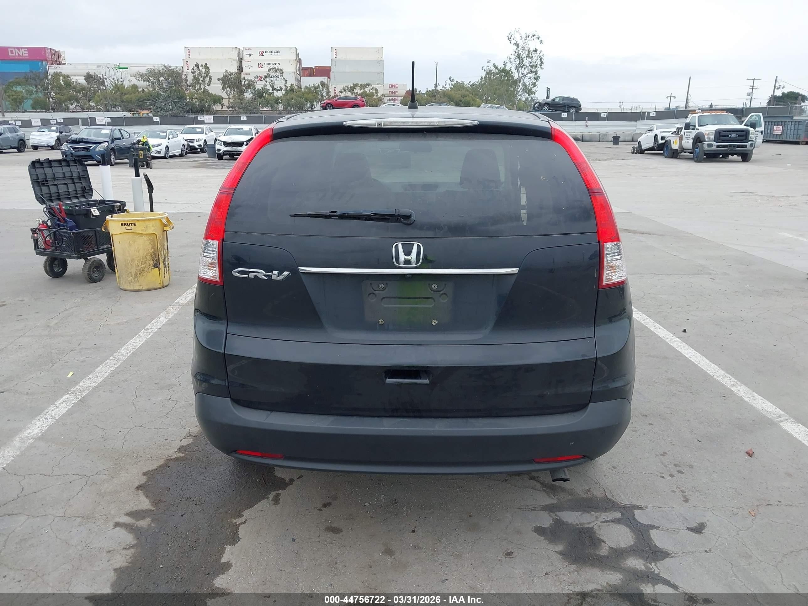 2012 Honda Cr-v Ex Black vin: 5J6RM3H51CL047919