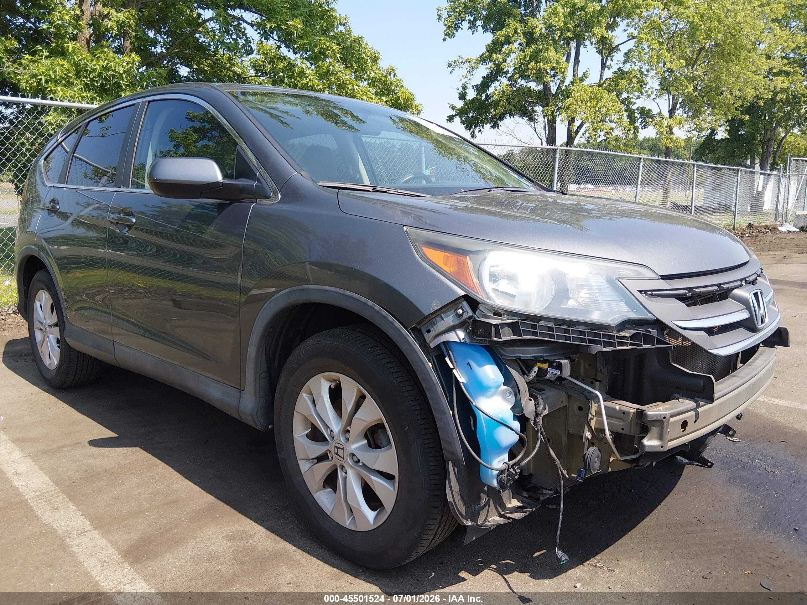 2012 Honda Cr-v Ex Gray vin: 5J6RM3H51CL048195