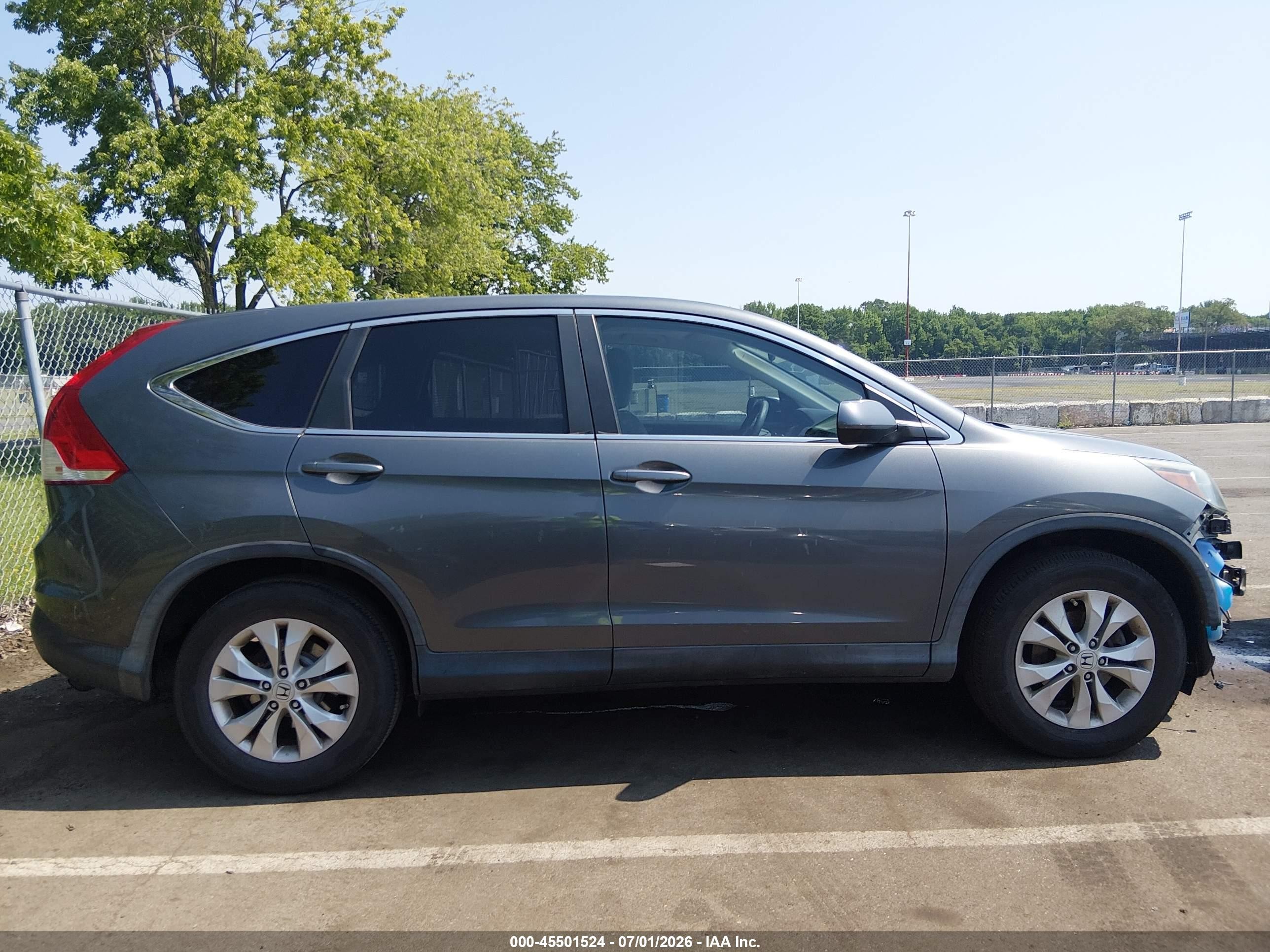 2012 Honda Cr-v Ex Gray vin: 5J6RM3H51CL048195