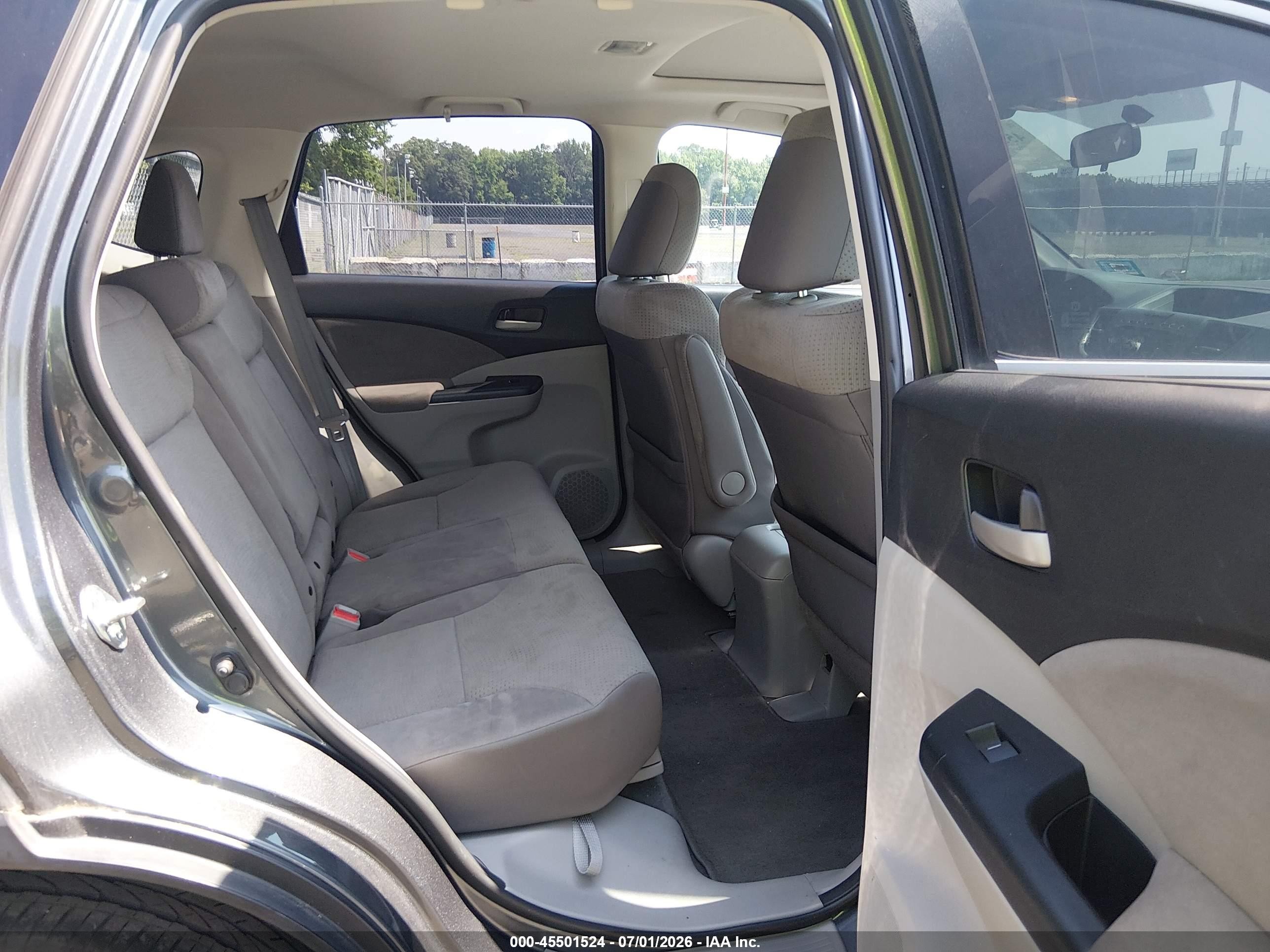 2012 Honda Cr-v Ex Gray vin: 5J6RM3H51CL048195