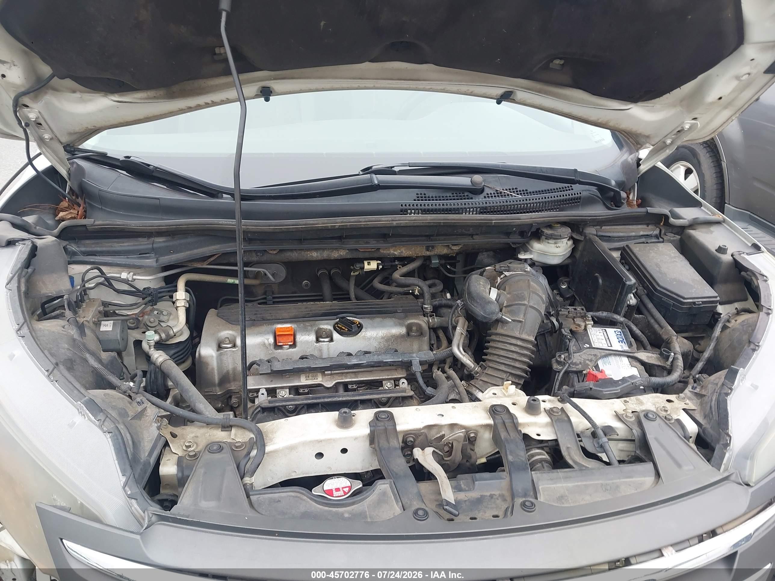 2013 Honda Cr-v Ex White vin: 5J6RM3H51DL043449