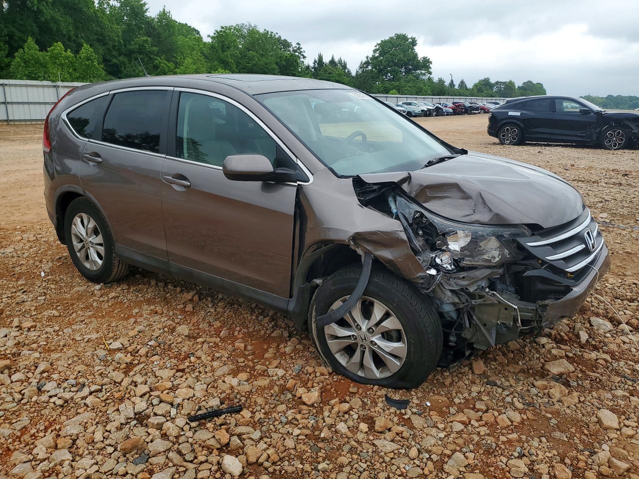 2013 Honda Cr-v Ex Серый vin: 5J6RM3H51DL046416
