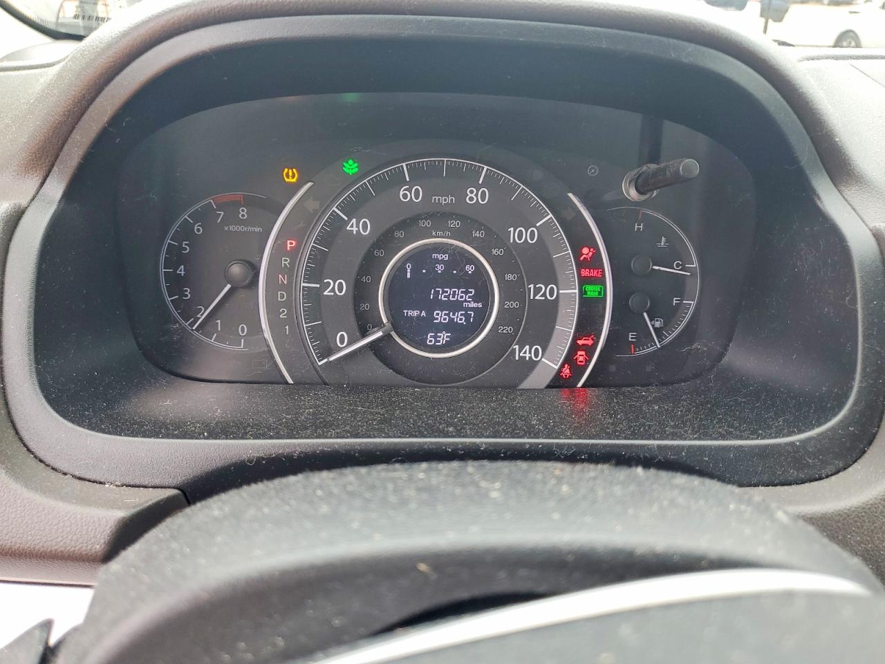 2013 Honda Cr-v Ex Серый vin: 5J6RM3H51DL046416