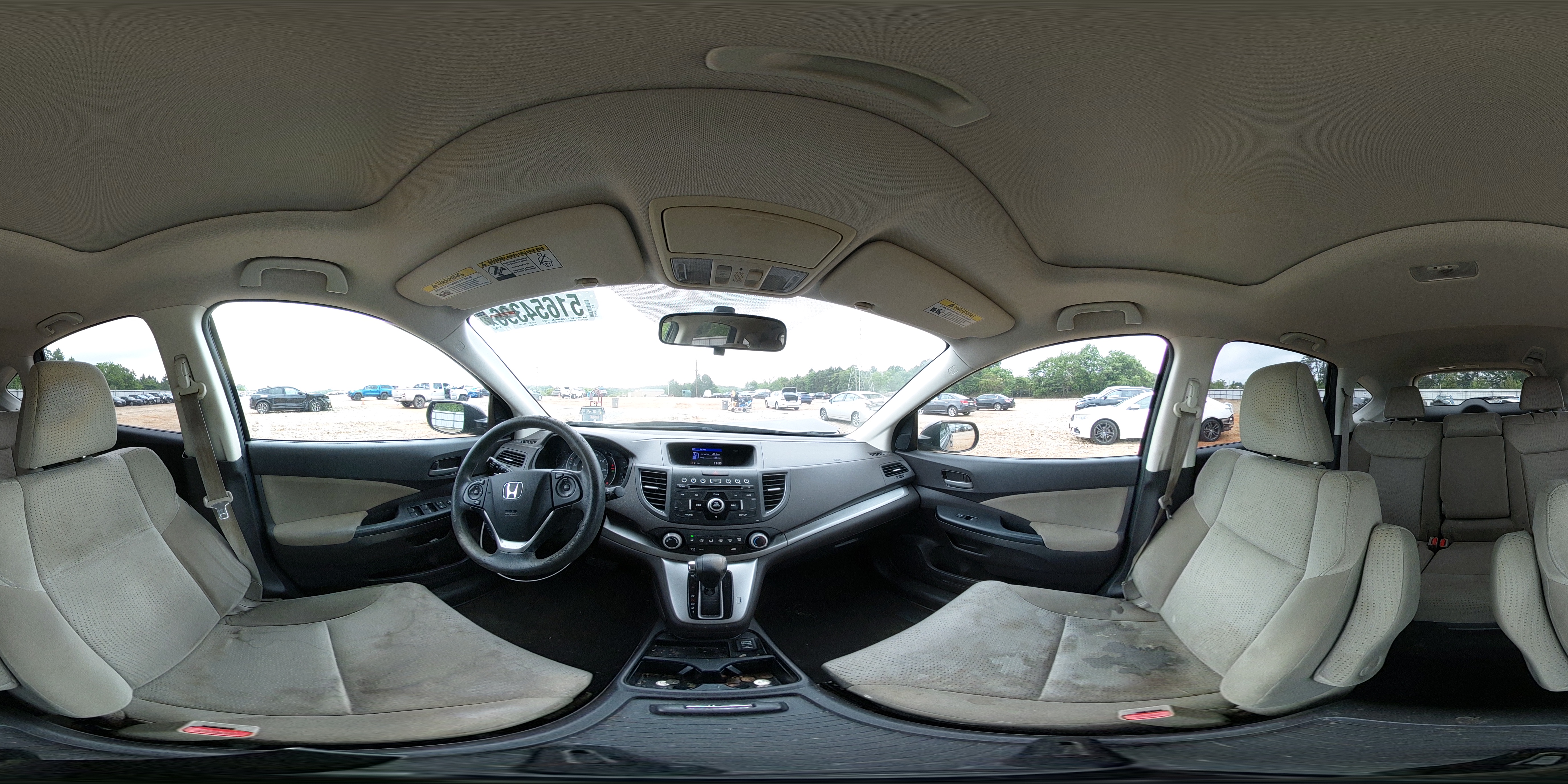 2013 Honda Cr-v Ex Серый vin: 5J6RM3H51DL046416