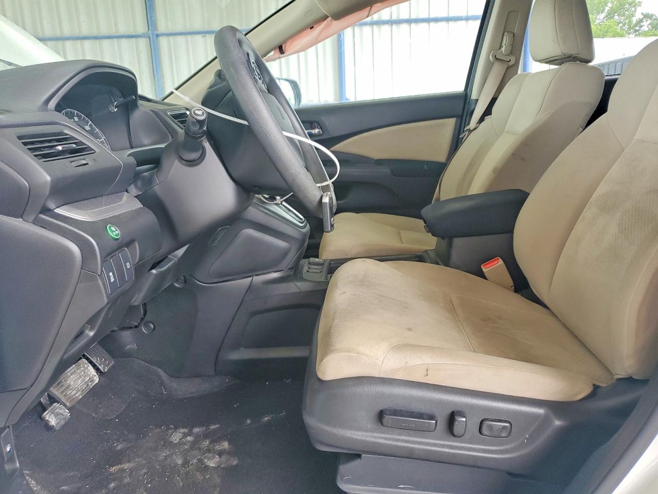 2015 Honda Cr-v Ex White vin: 5J6RM3H51FL009207