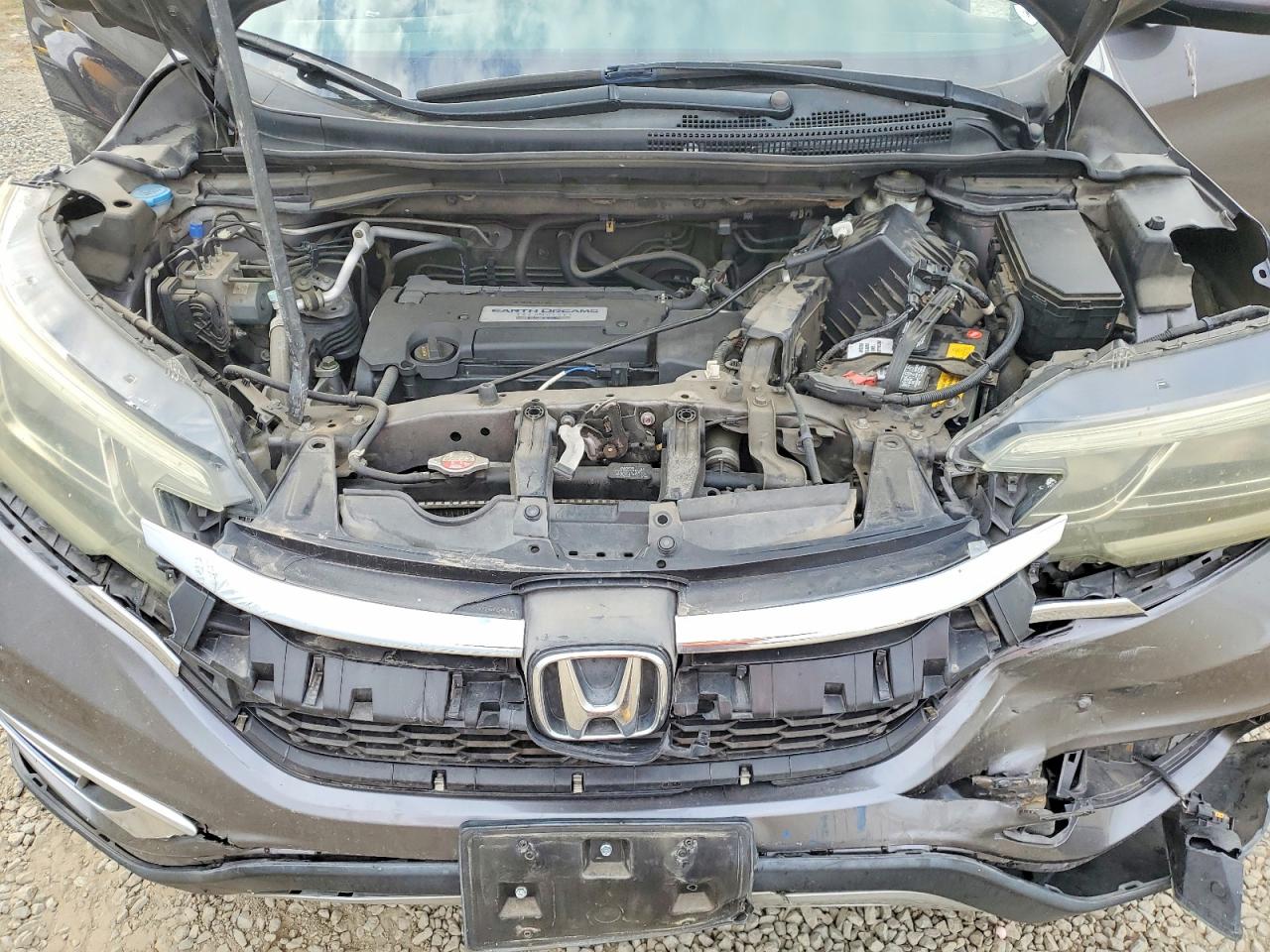2015 Honda Cr-v Ex Gray vin: 5J6RM3H51FL011992