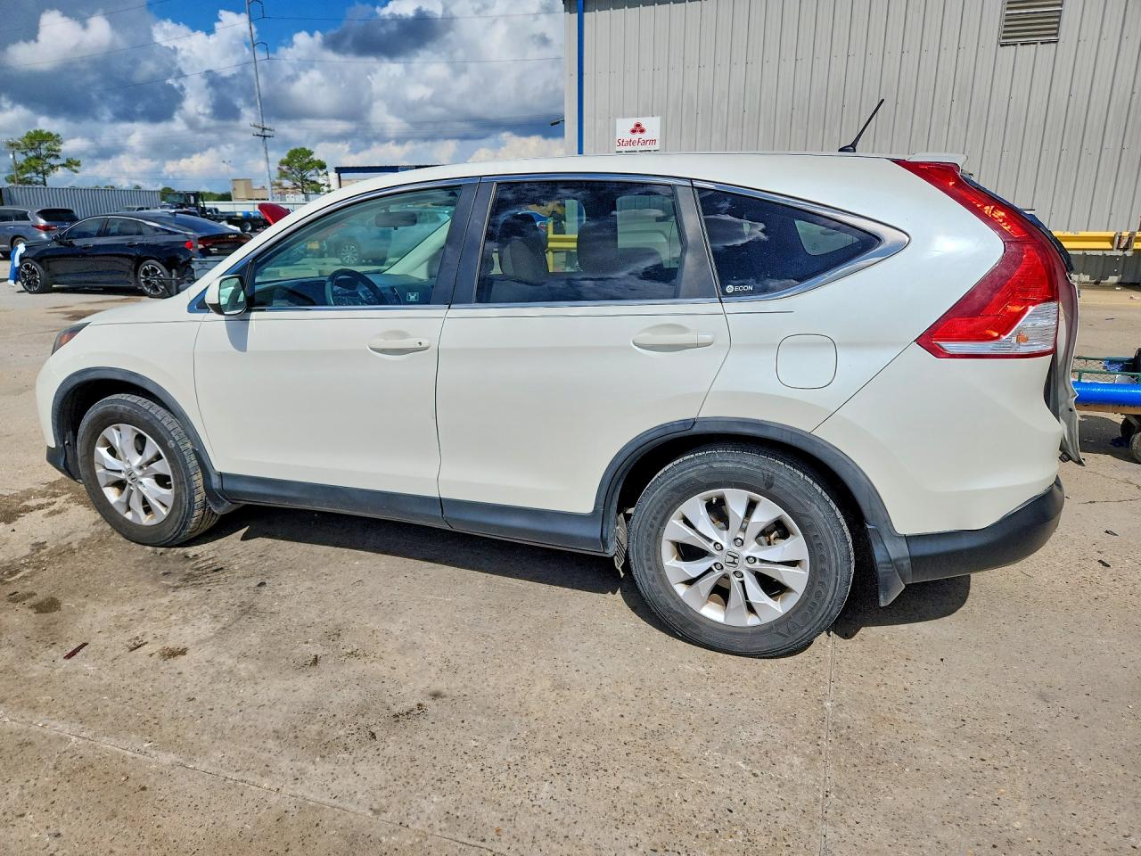 2012 Honda Cr-v Ex White vin: 5J6RM3H52CL023550