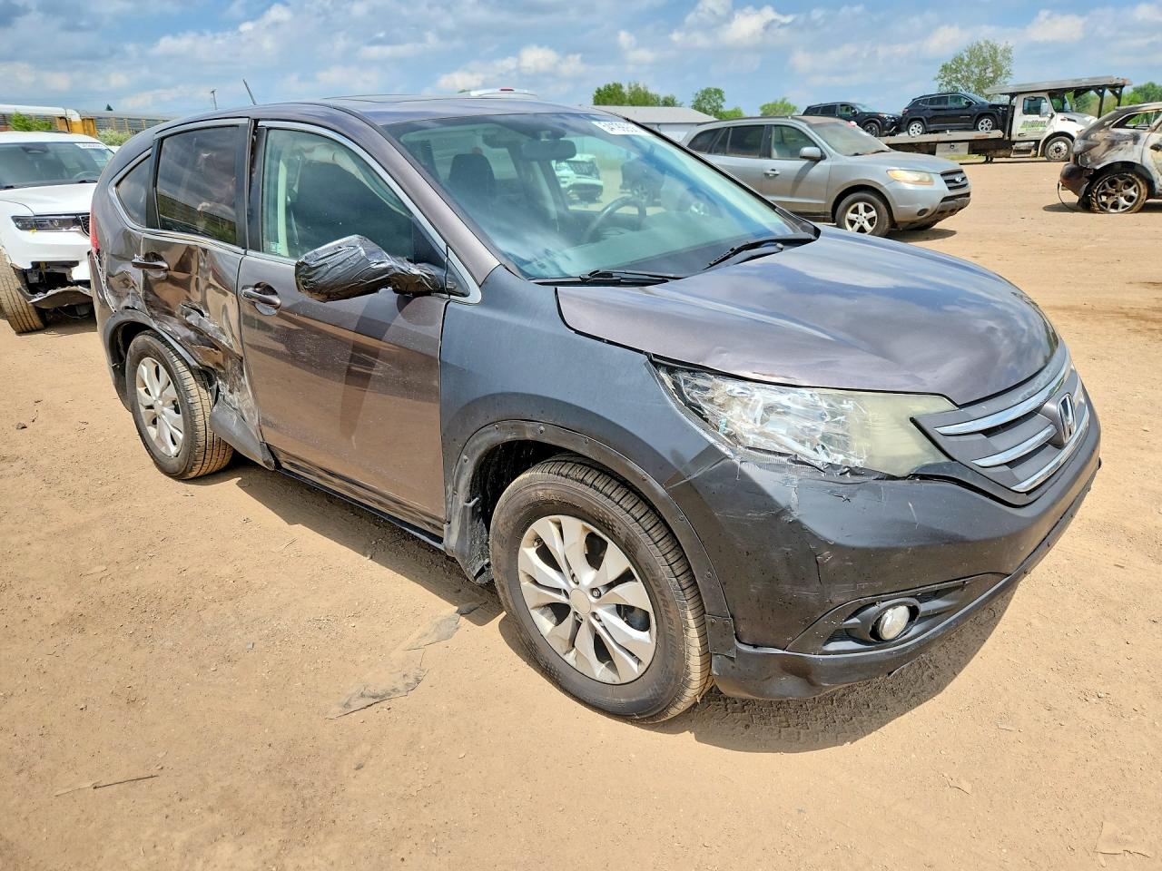 2012 Honda Cr-v Ex Brown vin: 5J6RM3H52CL025850