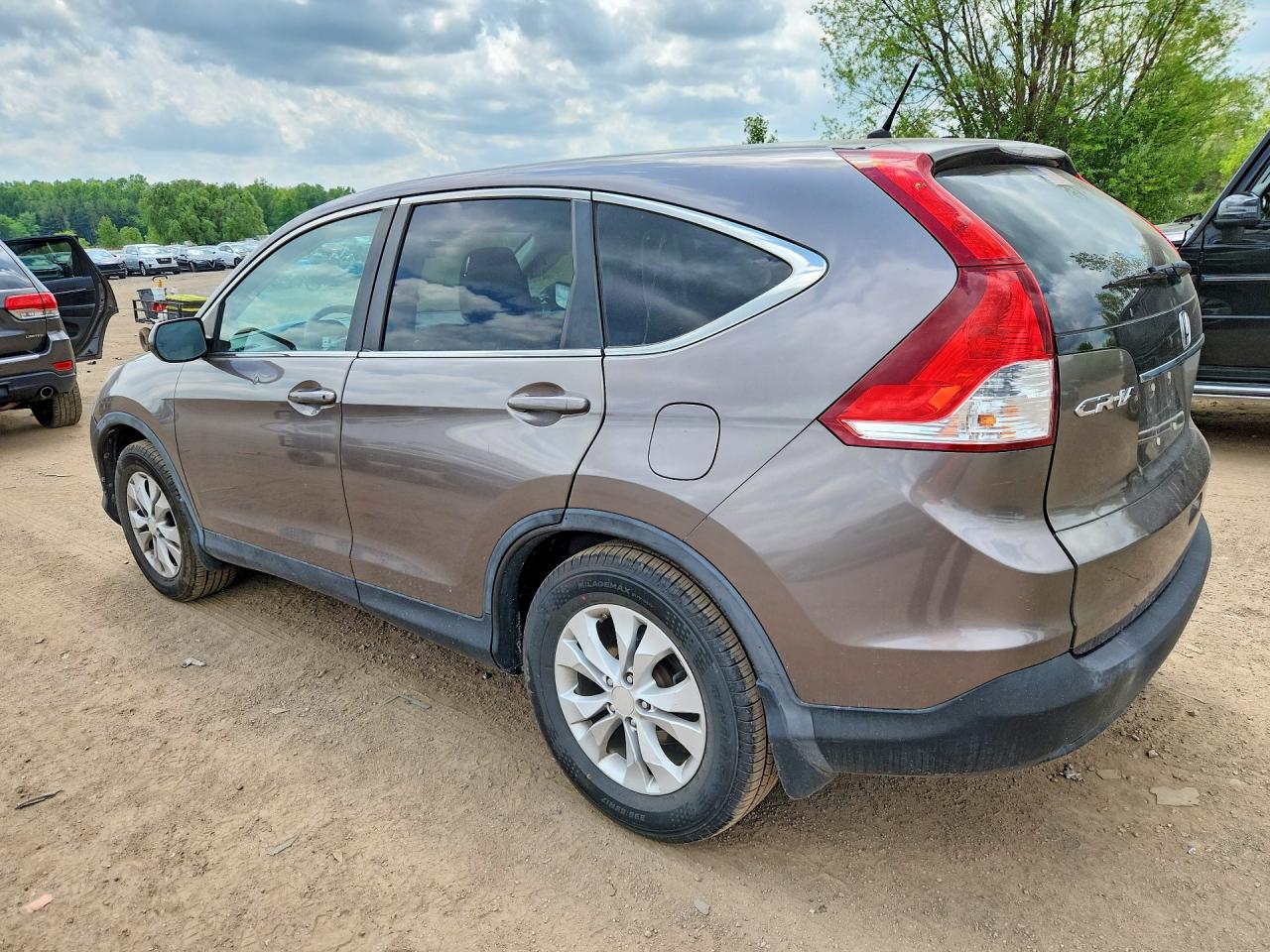 2012 Honda Cr-v Ex Brown vin: 5J6RM3H52CL025850