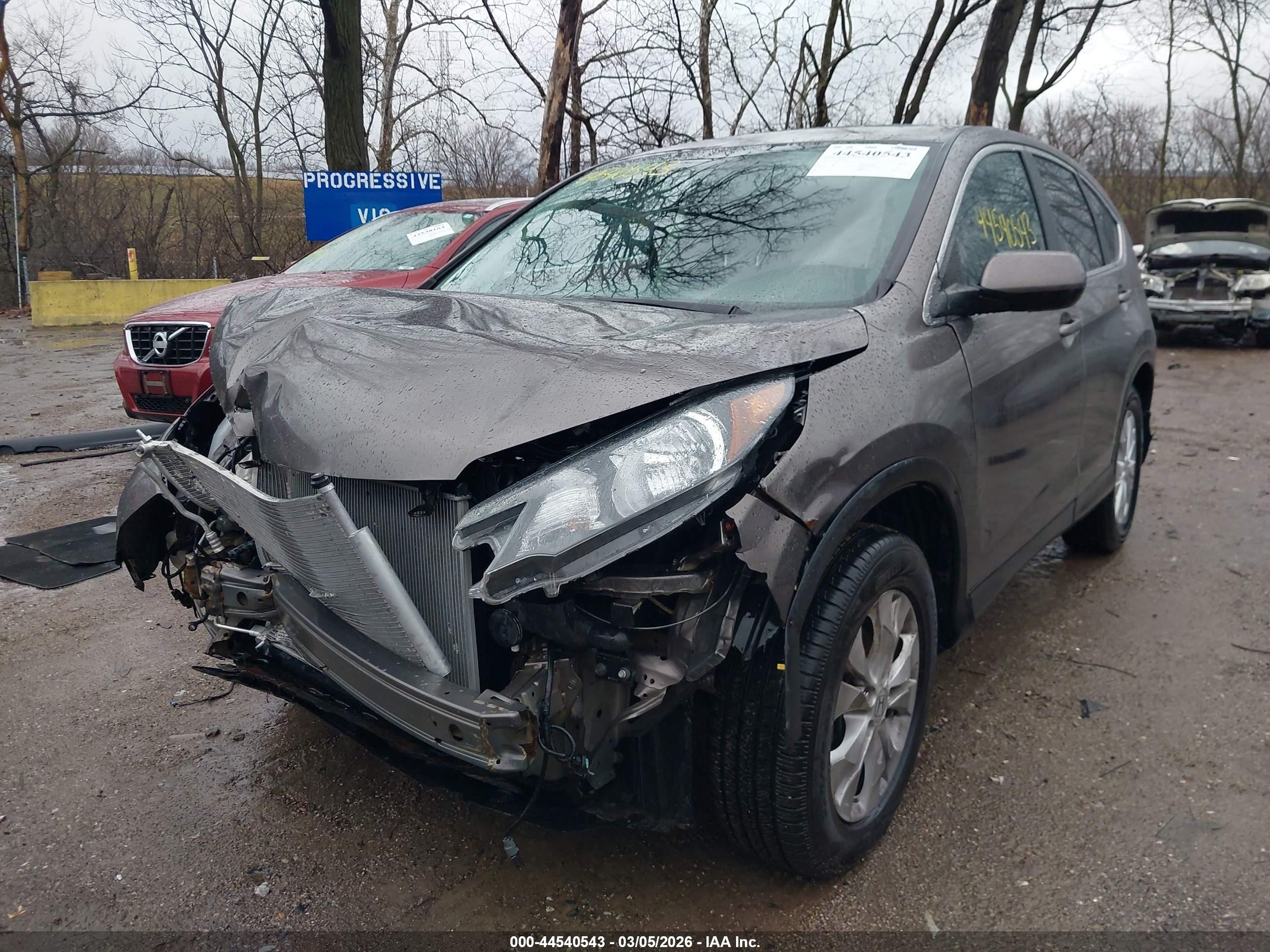 2012 Honda Cr-v Ex Brown vin: 5J6RM3H52CL032068