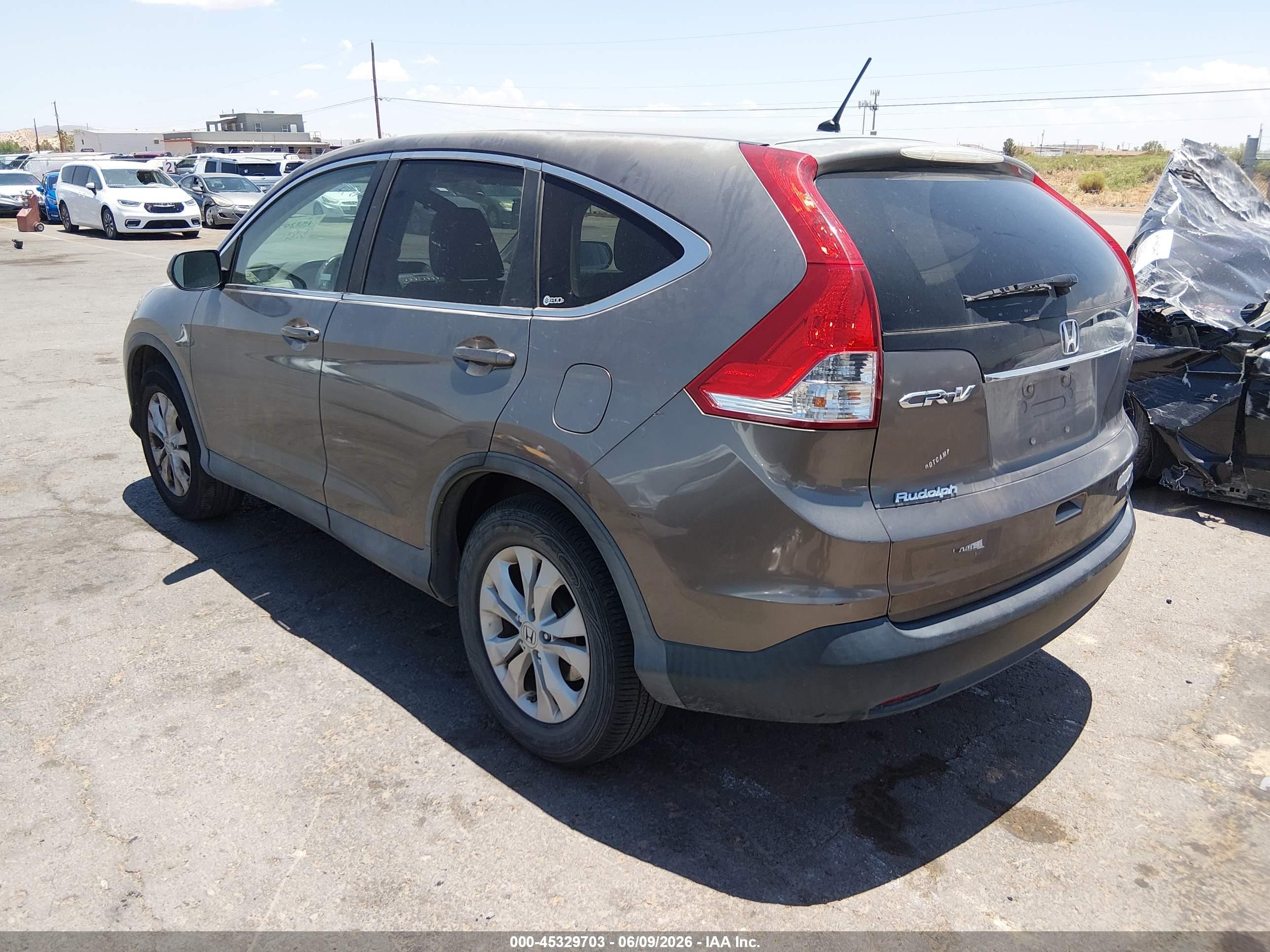 2012 Honda Cr-v Ex Gray vin: 5J6RM3H52CL040588