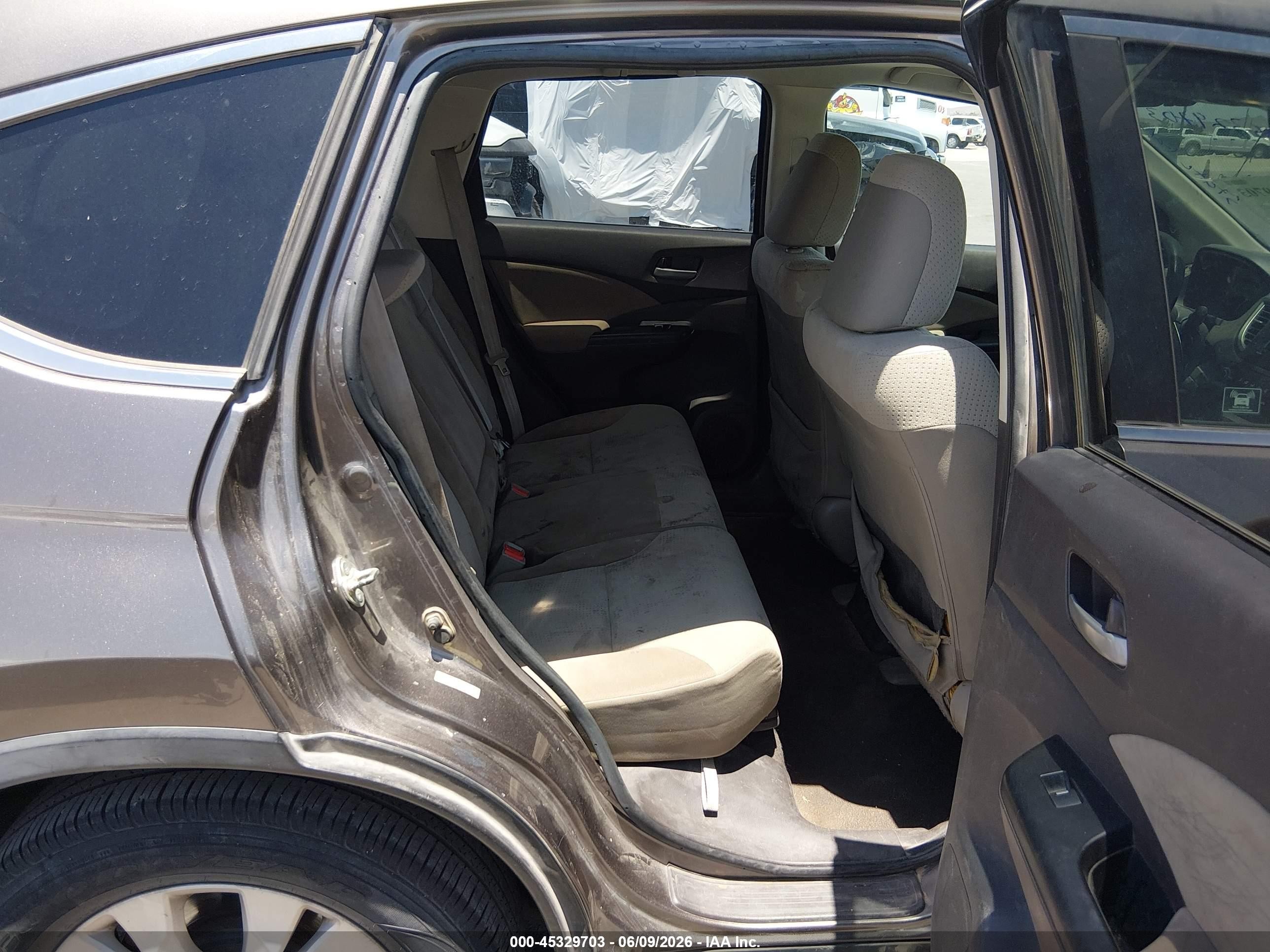 2012 Honda Cr-v Ex Gray vin: 5J6RM3H52CL040588